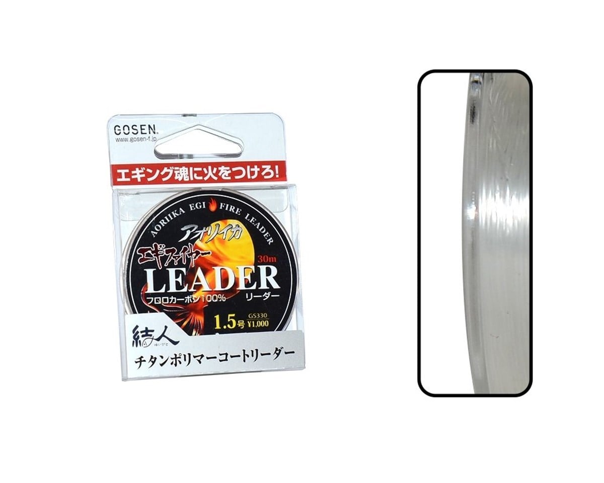 GOSEN EGI FIRE LEADER%100F.C 30MT PE 1.5-0.209MM
