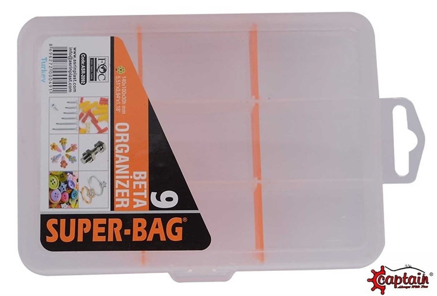 KUTU ASR 2092 BETA ORGANİZER 9