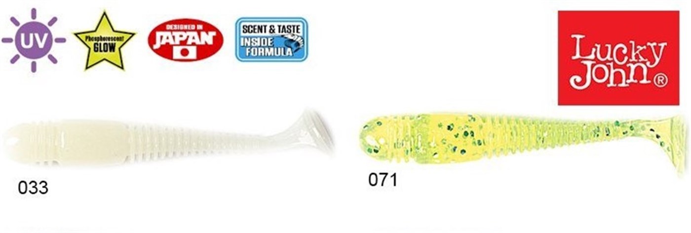 Lucky John Tioga 2'' (5.08 cm) 10P Silikon Yem