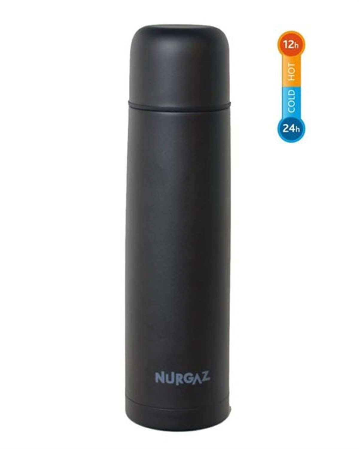 NURGAZ ÇELİK EXTREME TERMOS 1 LT