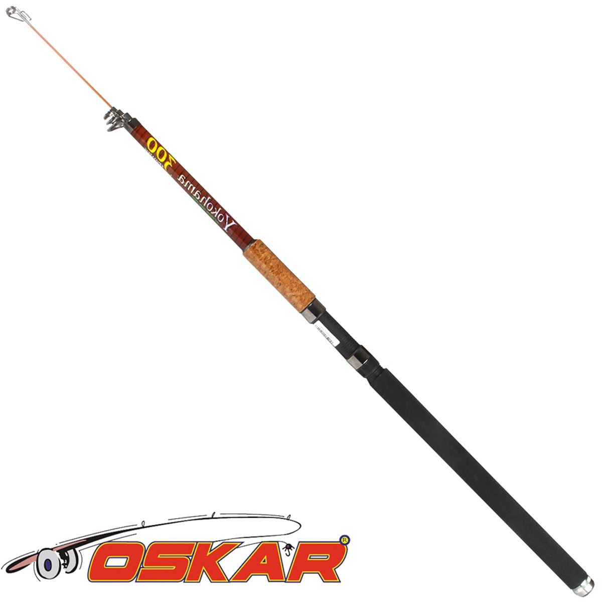 Oskar Yokohama 300cm 100-150g Teleskopik Olta Kamışı Kahverengi 