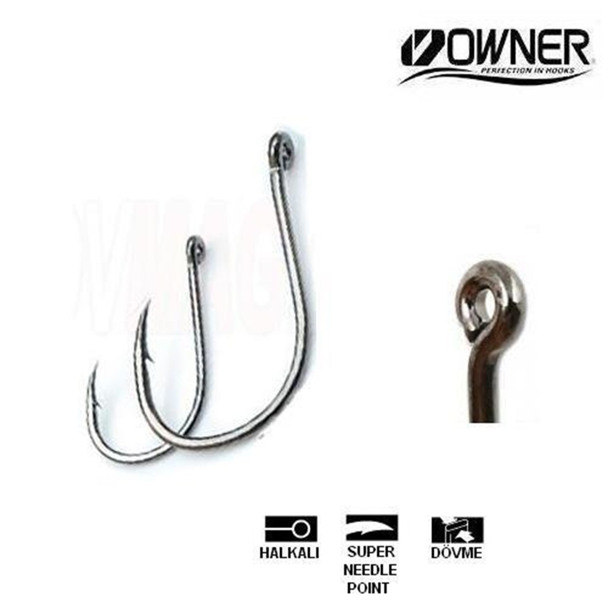 Owner 50355 Siyah Nikel Delikli İğne