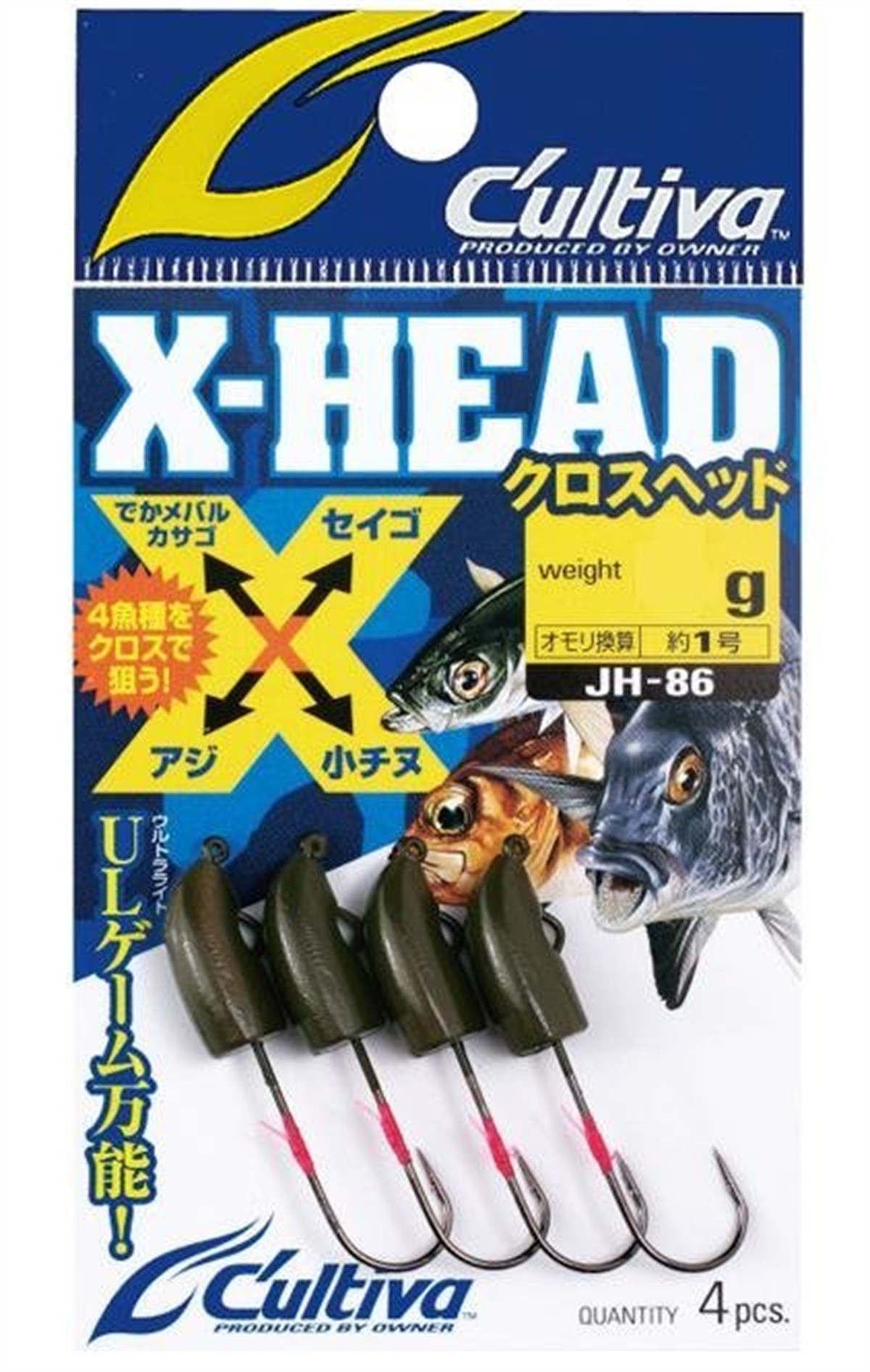 Owner Cultiva JH-86 X-HEAD Jighead
