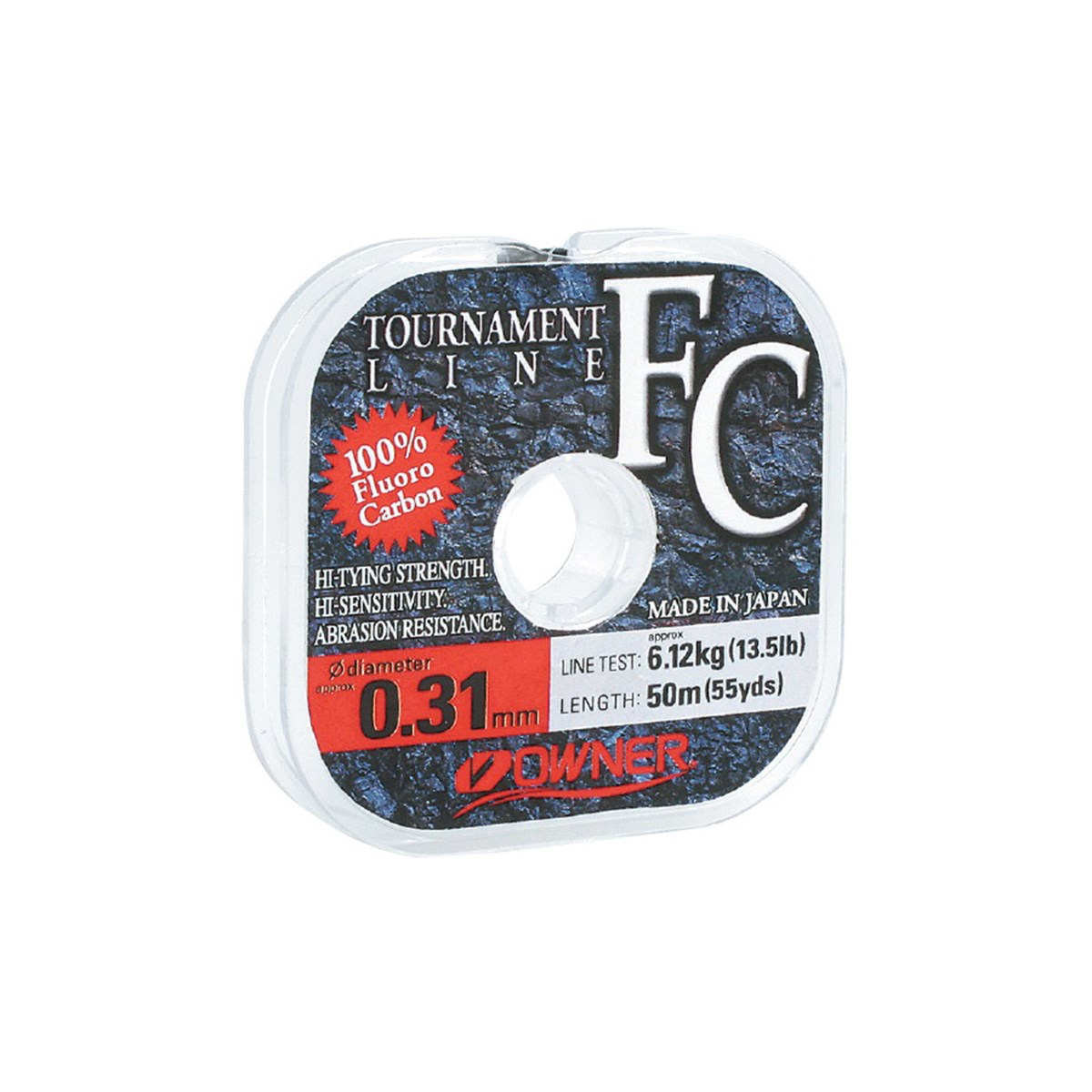 Owner Tournament Line FC 50m Fluorocarbon Misina