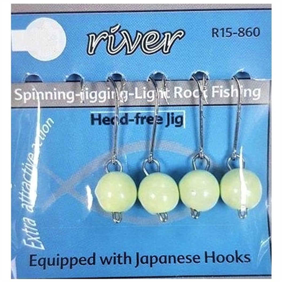 River Glow Jig Kafa Hareketli İğneli