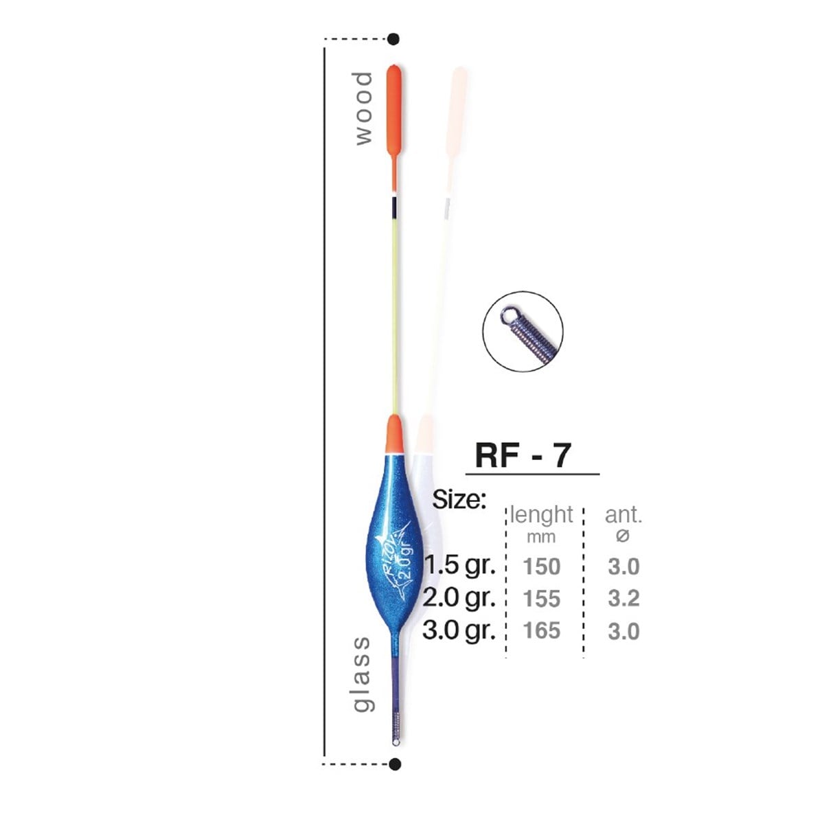 Rizov RF-7 Serisi Şamandıra - 2.0 gr
