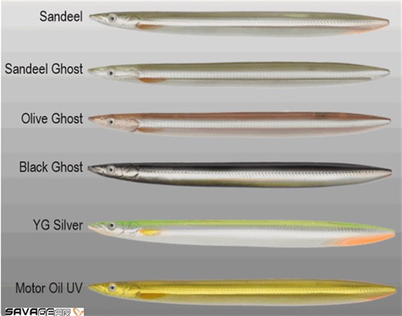 Savage gear B-SG Line Thru Sandeel 125mm 19g Sahte Balık