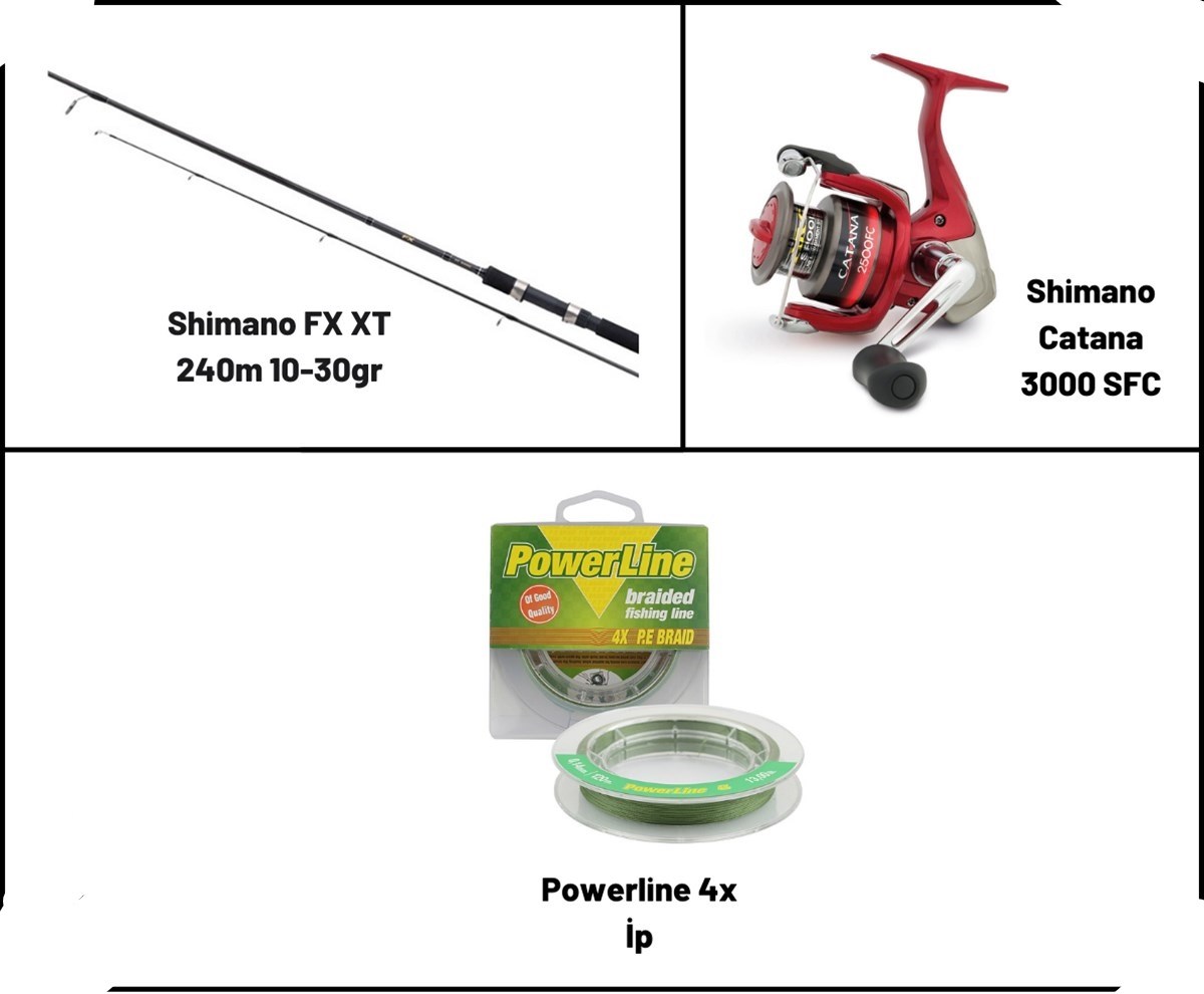 Shimano İndirimli Spin Set 28