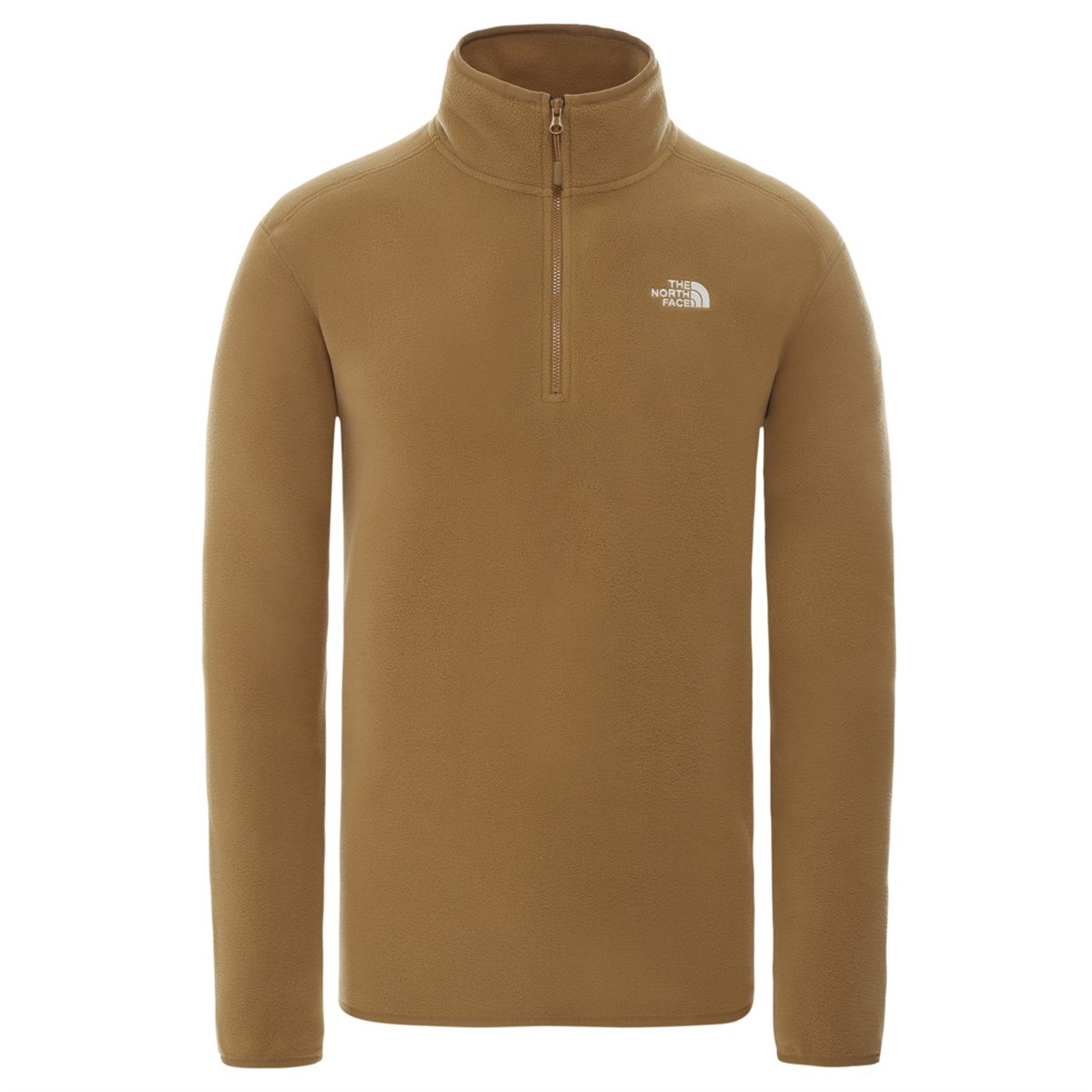 The North Face Glacier 100 1/4 ZIP Brown Erkek Polar