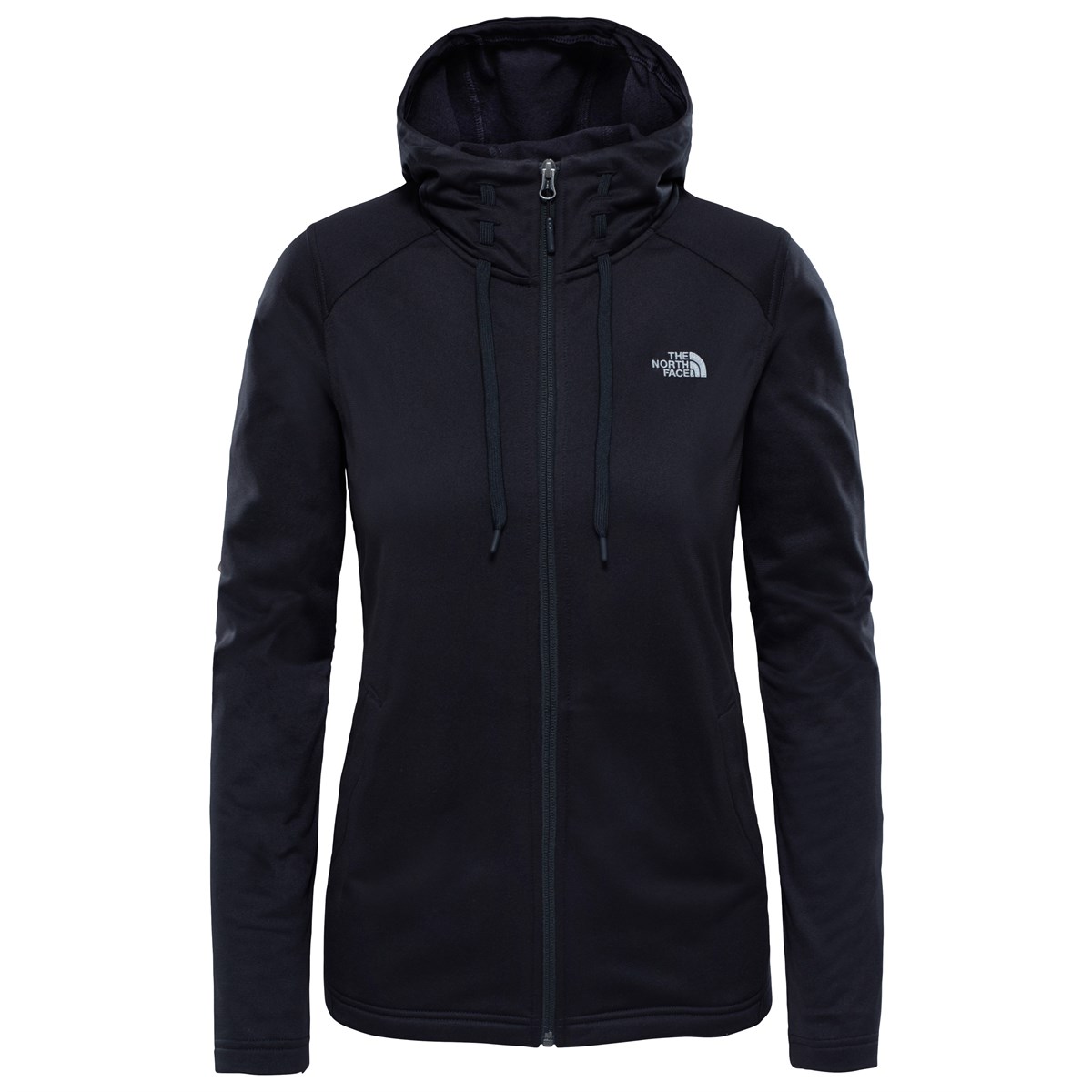 The North Face Tech Mezzaluna Kapüşonlu Kadın Polar Mont Siyah