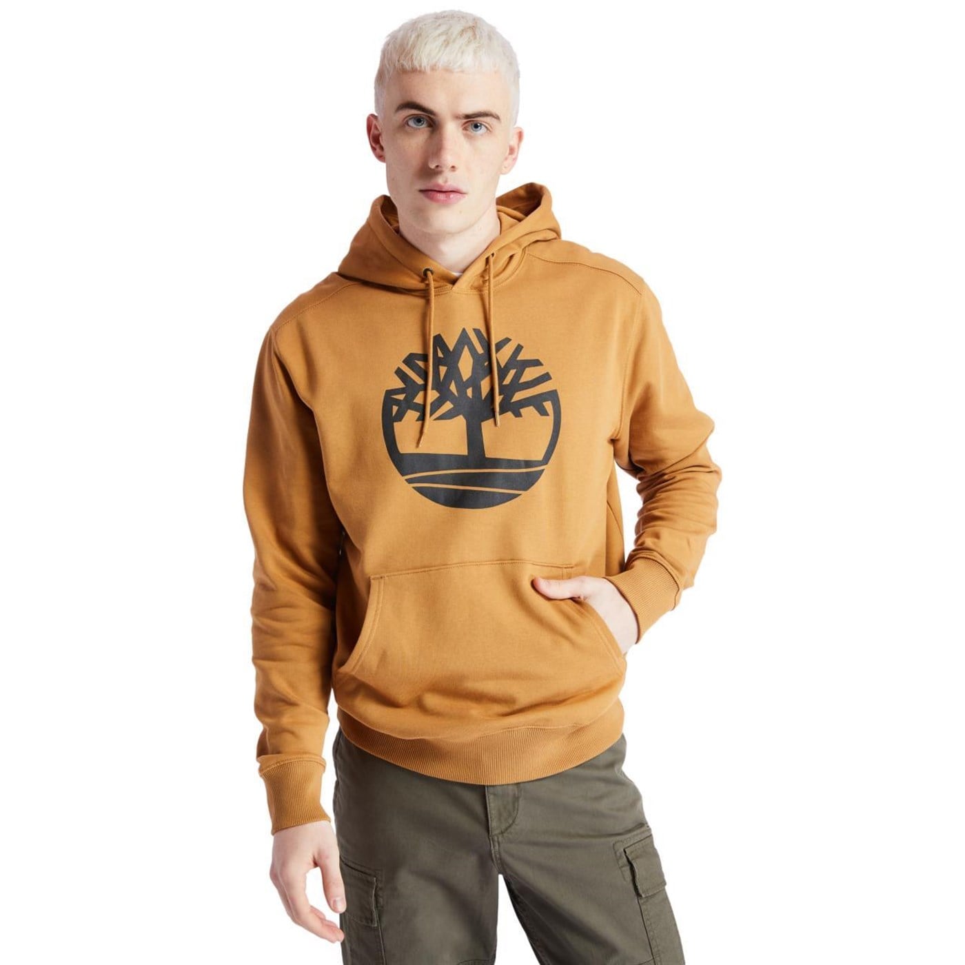 Timberland Core Tree Logo Ağaç Logolu Erkek Kapüşonlu Hoodie