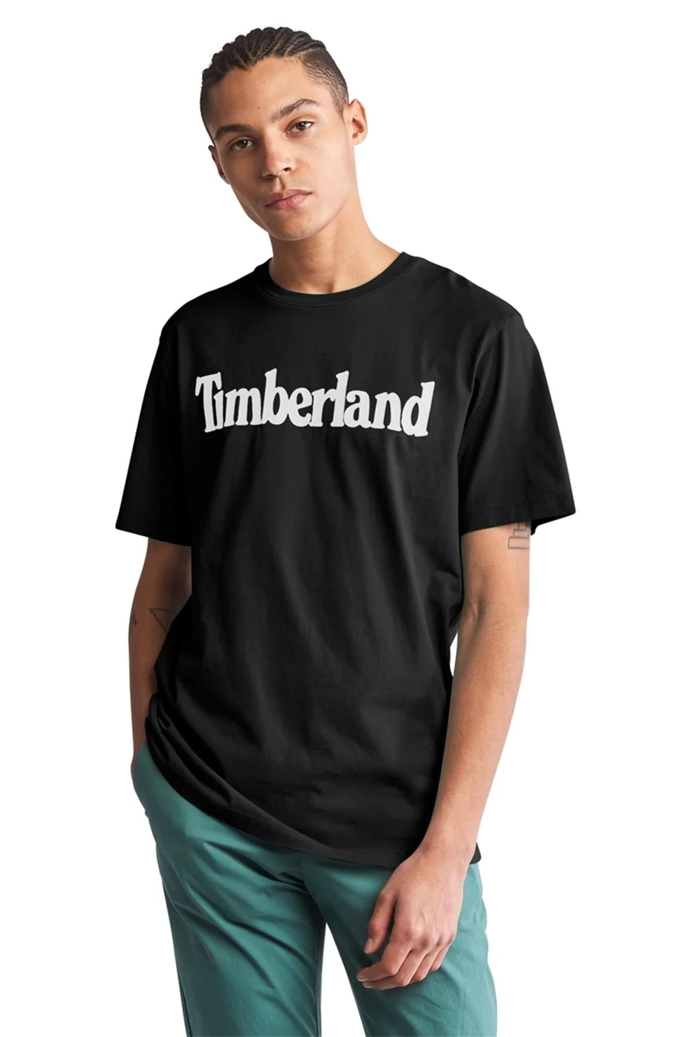 Timberland Kennebec Linear Erkek Tişört Siyah