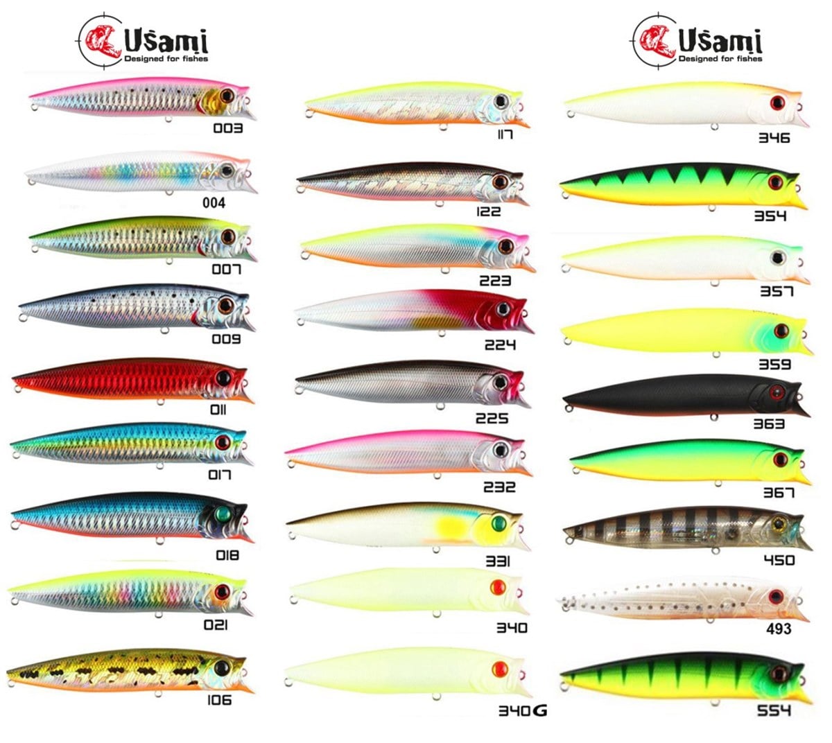 Usami Combo Pop 120F 18.5 Gr 702