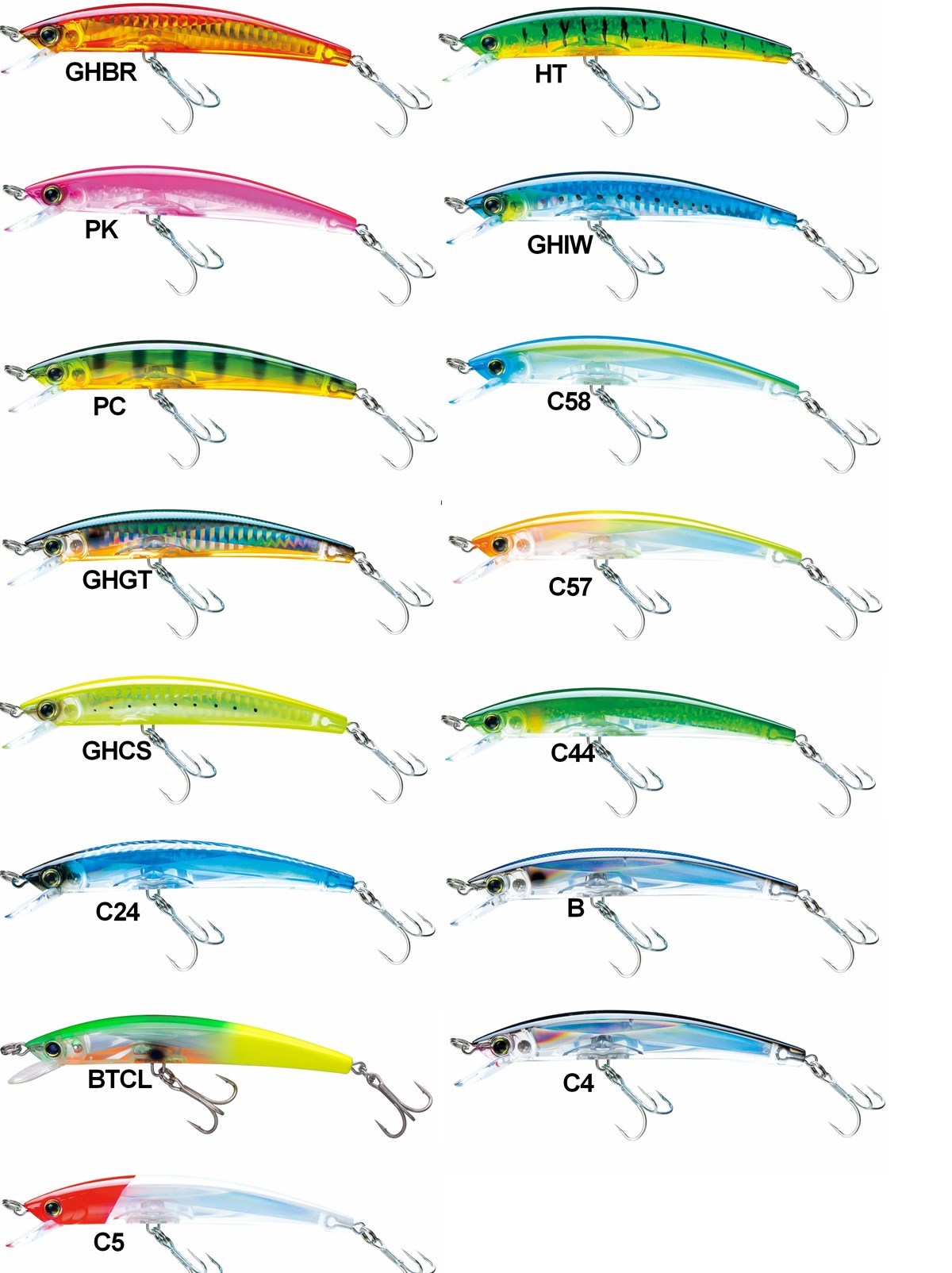 Yozuri Crystal 3D Minnow Floating Sahte Balığı 100mm