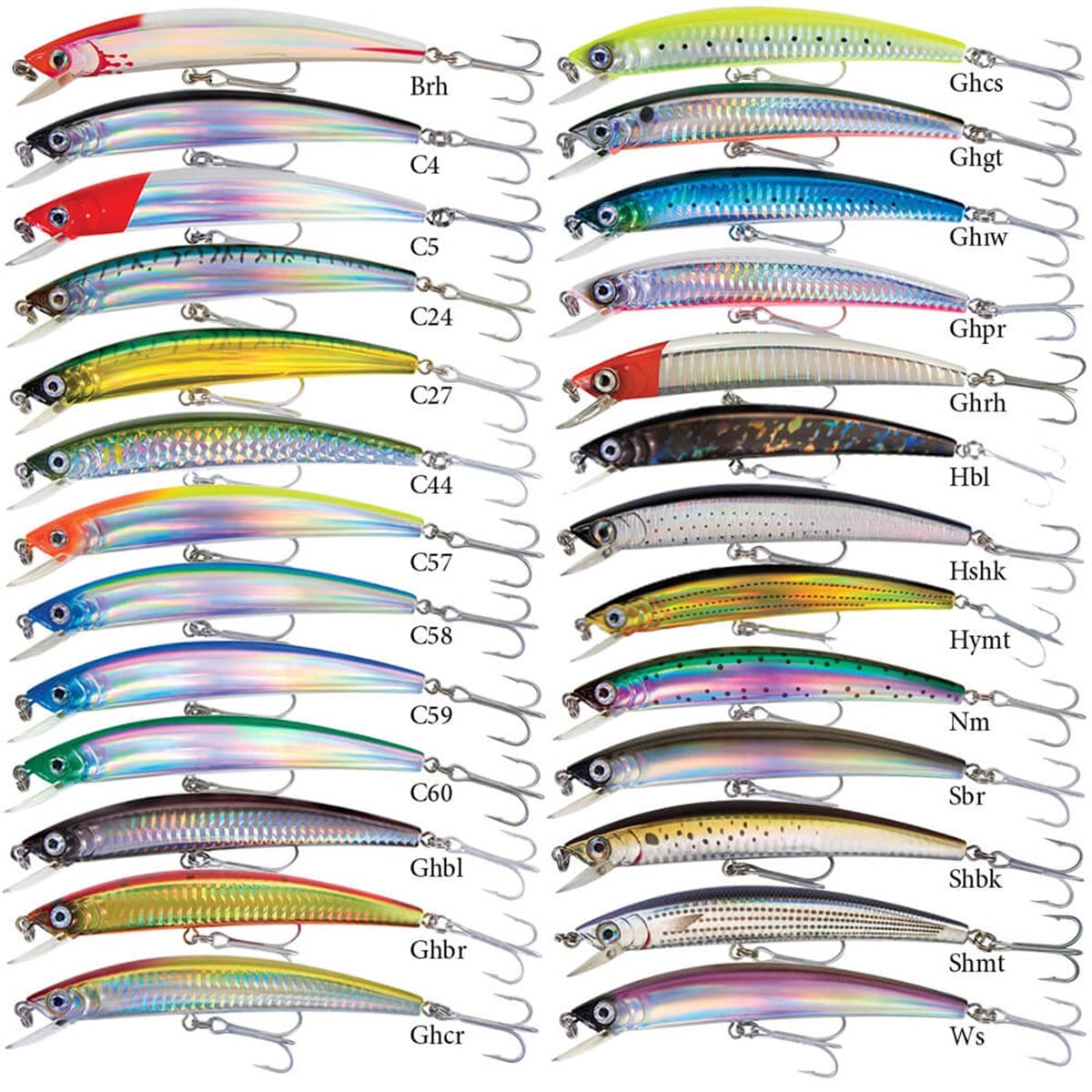 Yozuri Original Crystal Minnow Floating Sahte Balığı c5