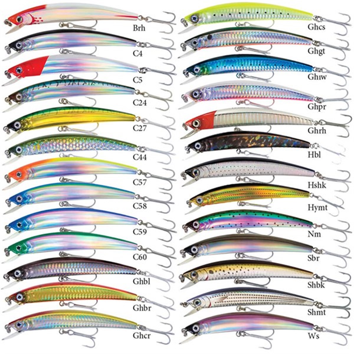 Yozuri Original Crystal Minnow Floating Sahte Balığı c5