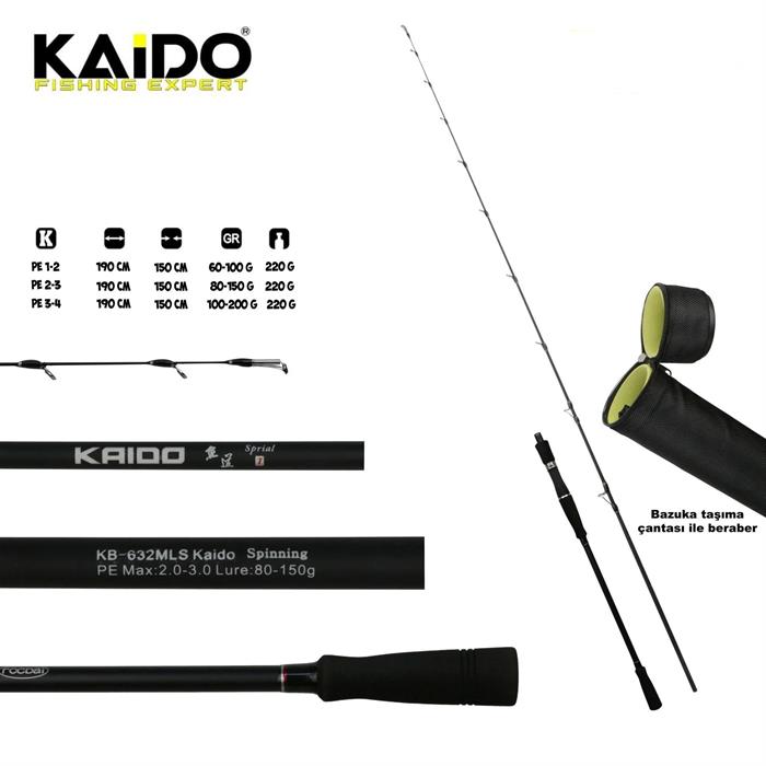 Kaido Slow Jig 190cm PE 3-4 Kamış Tetiksiz