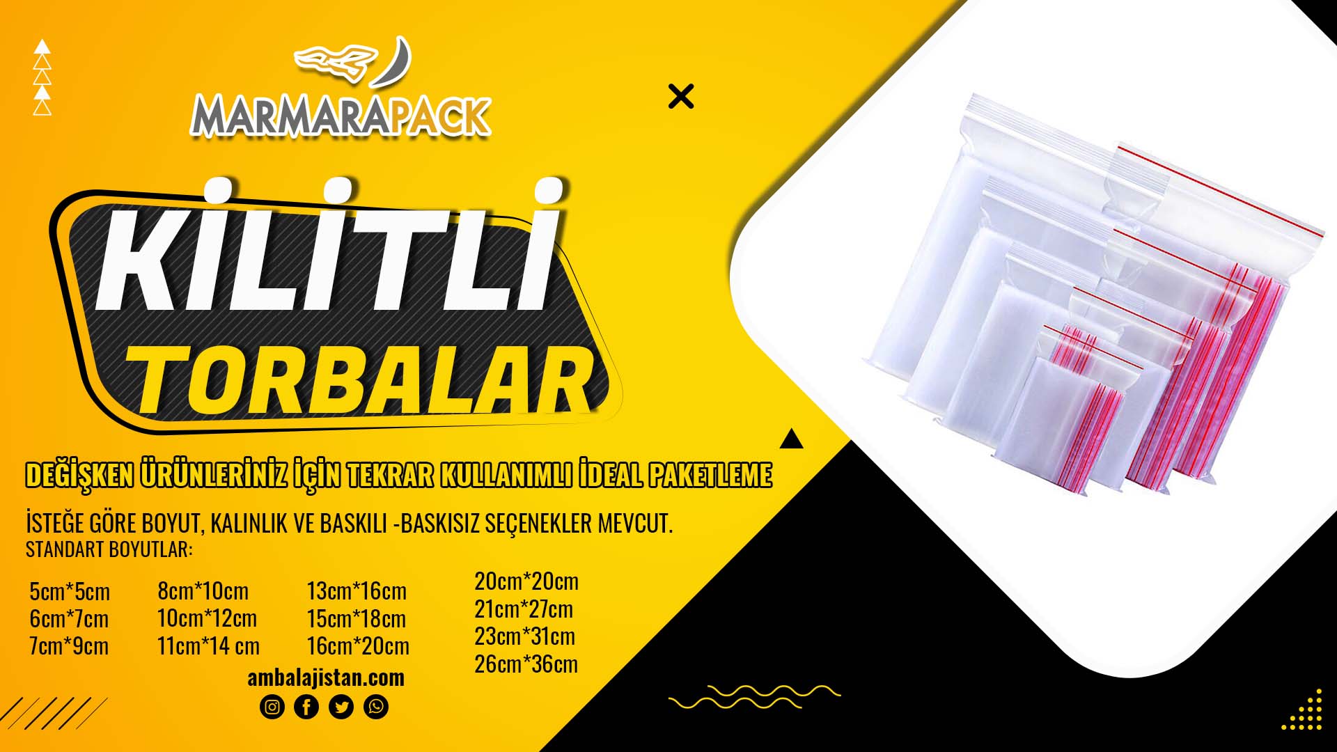 KİLİTLİ TORBALAR