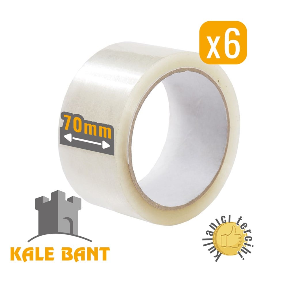 Kale Koli Bandı - 70mm * 100M -  6'lı