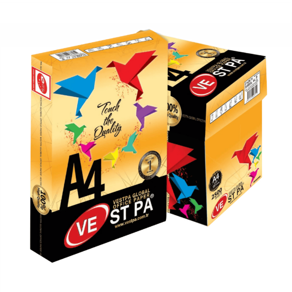 Vestpa A4 Fotokopi Kağıdı 80 Gram 2500 Adet 