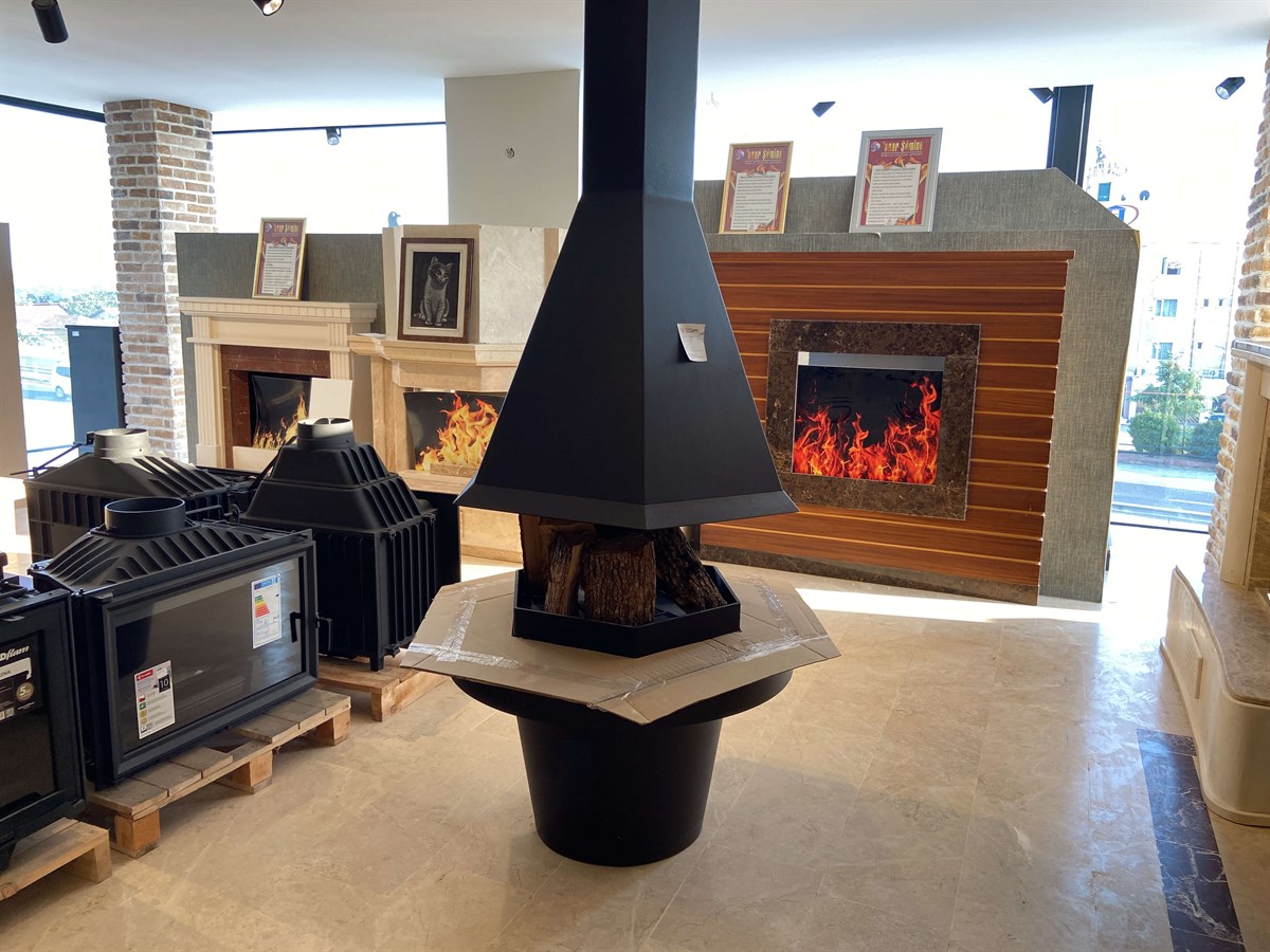  Fireplace Central Orta Şömine