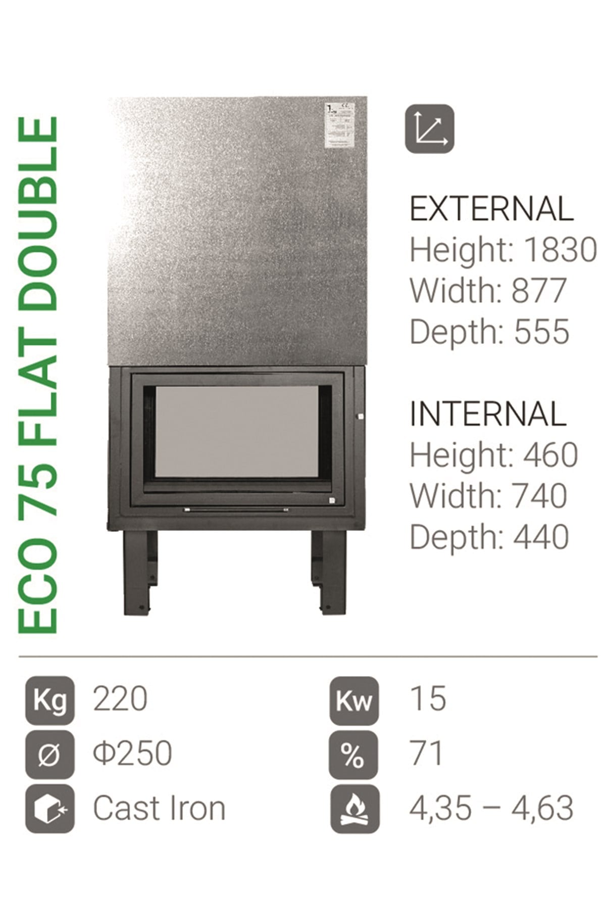 ECO FLAT 75 DOUBLE