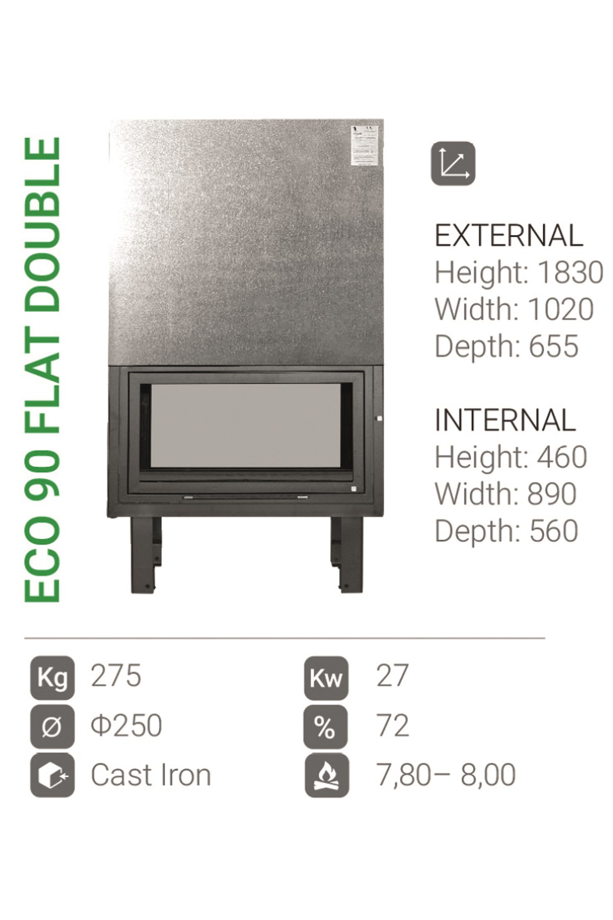 ECO FLAT 90 DOUBLE