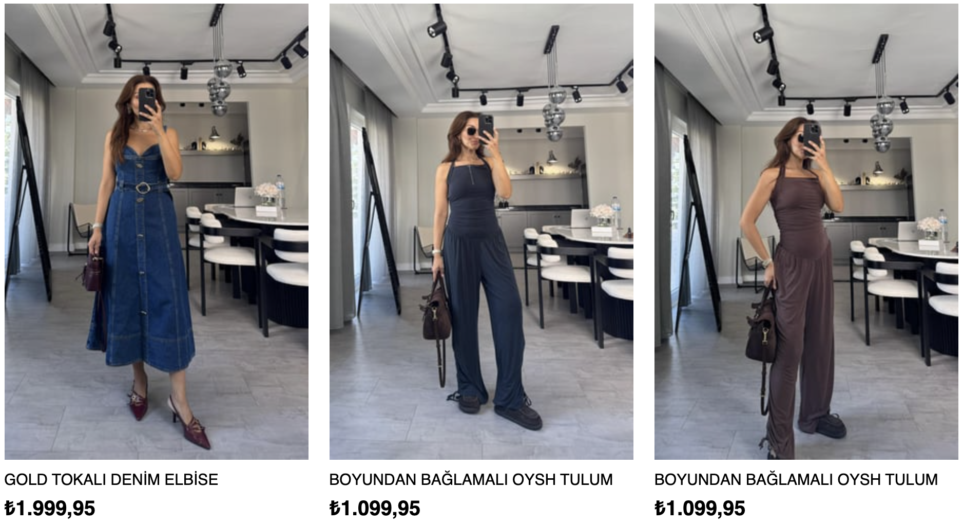Boyundan Bağlamalı Oysh Tulum | Elmasstil
