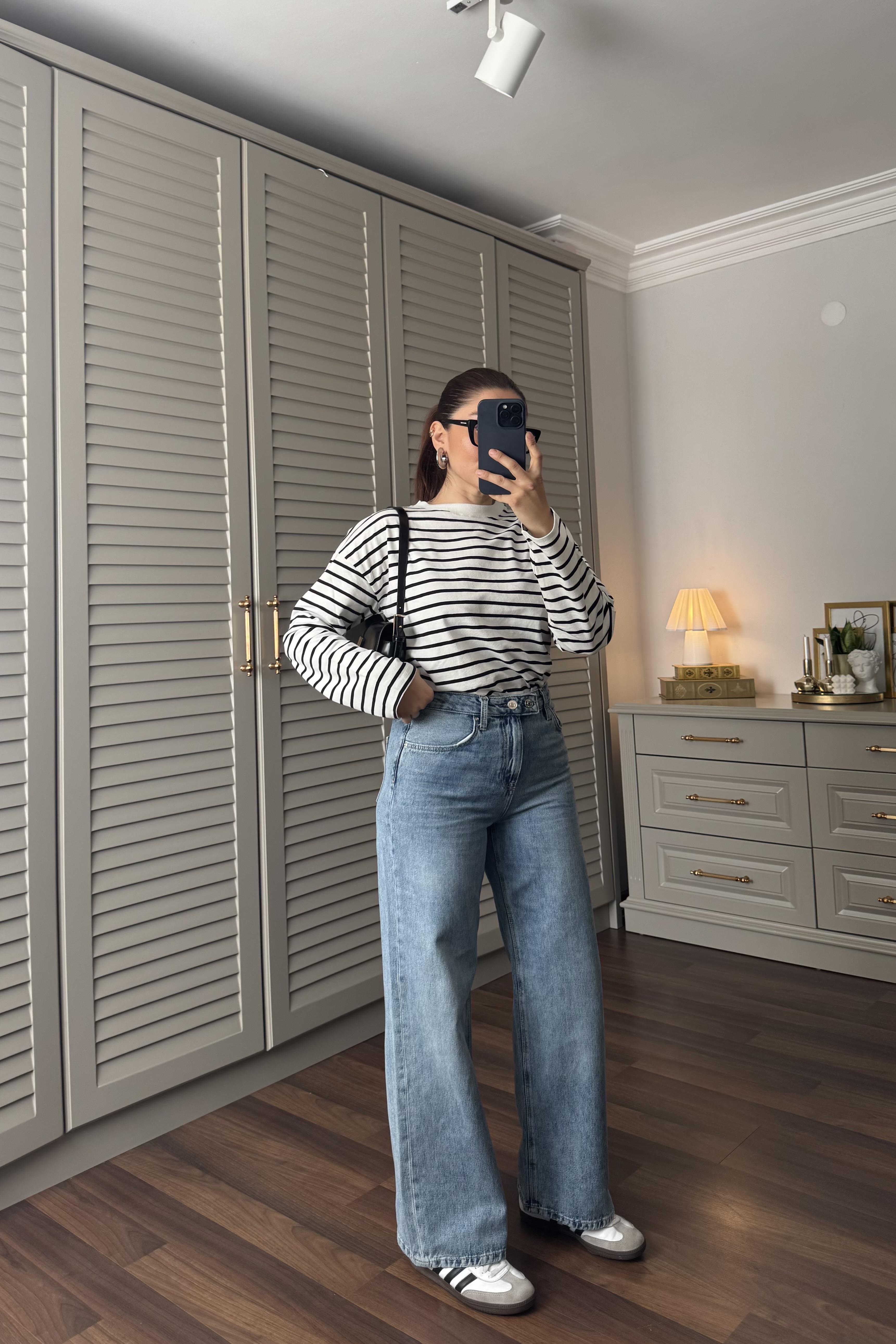 ÇİFT DÜĞMELİ YÜKSEK BEL JEAN COLİN'S