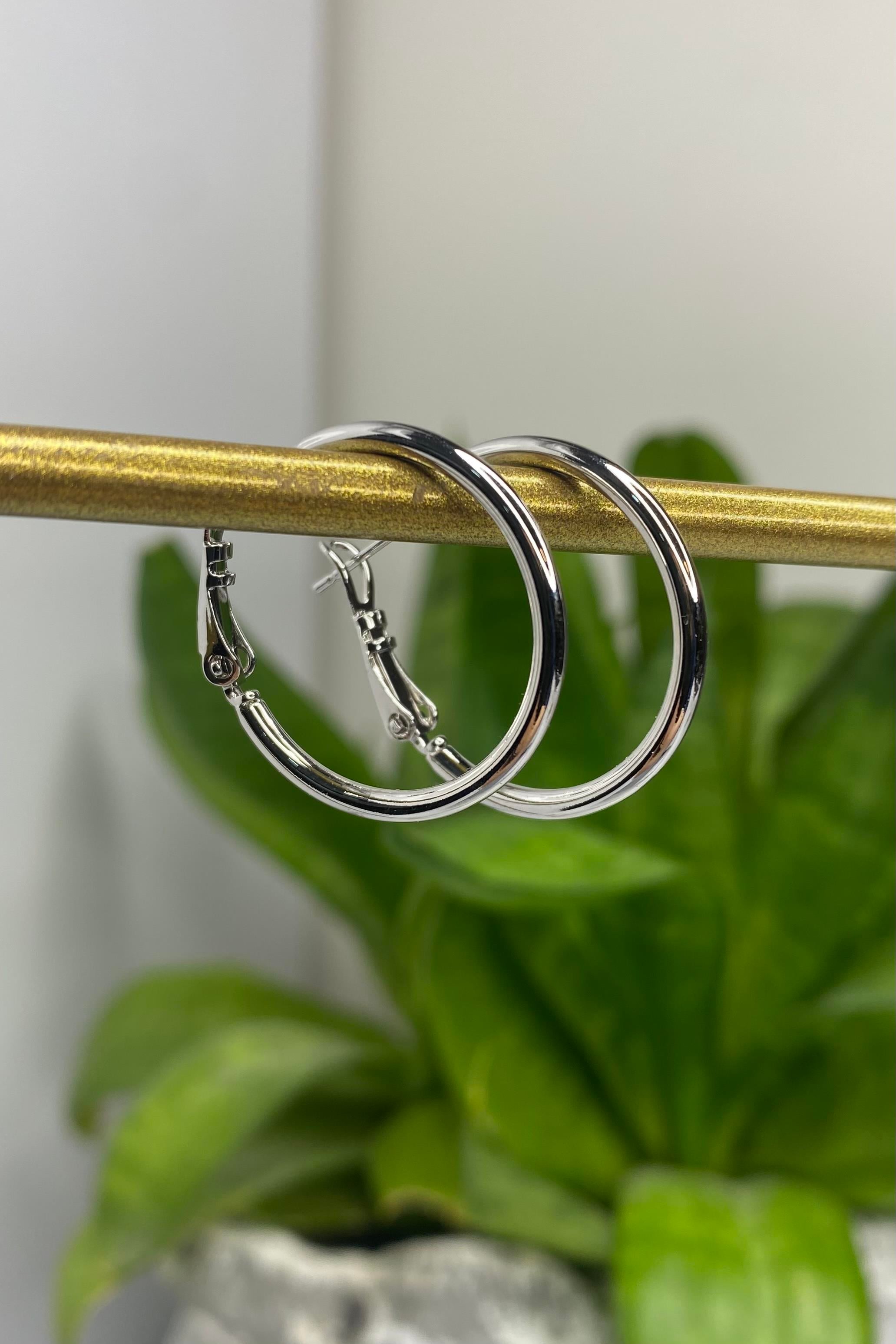 KLASİK İNCE HALKA KÜPE 2.5 CM