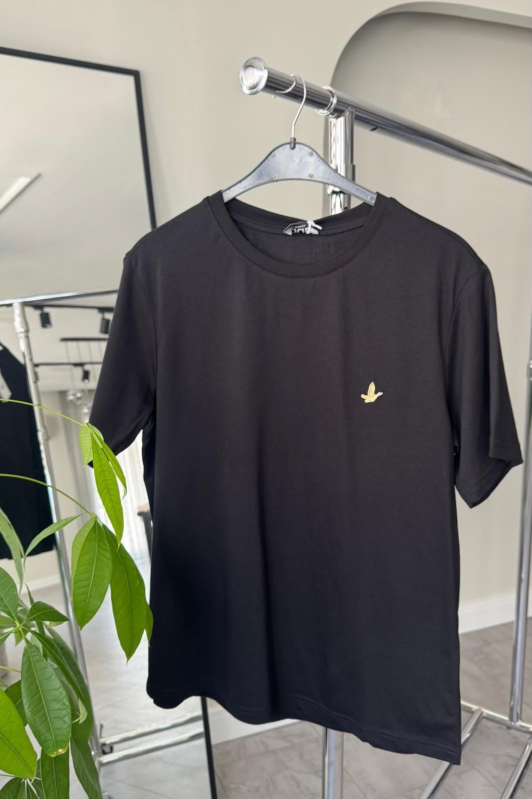 GOLD KUŞ BASKILI T-SHIRT