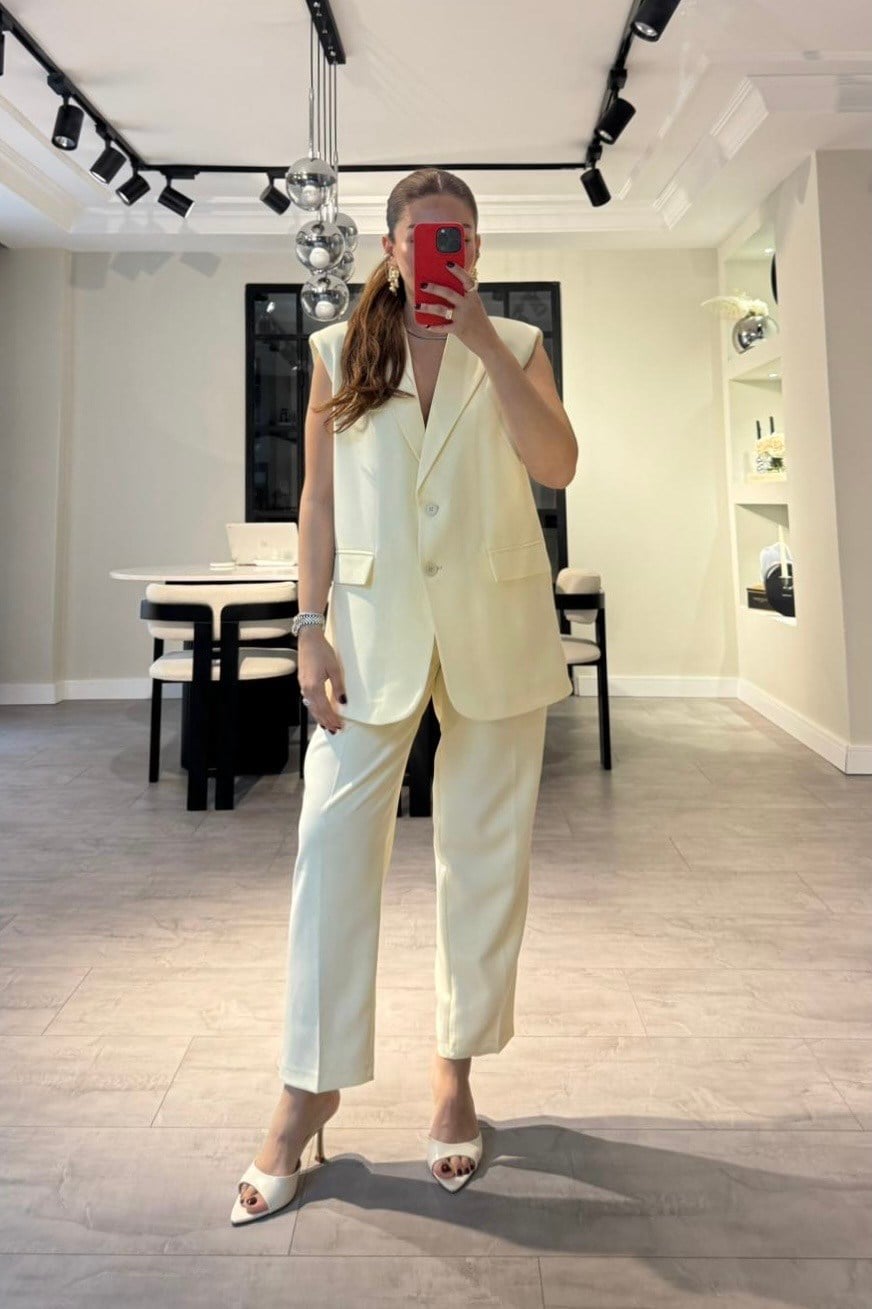 YELEKLİ KUMAŞ TAKIM