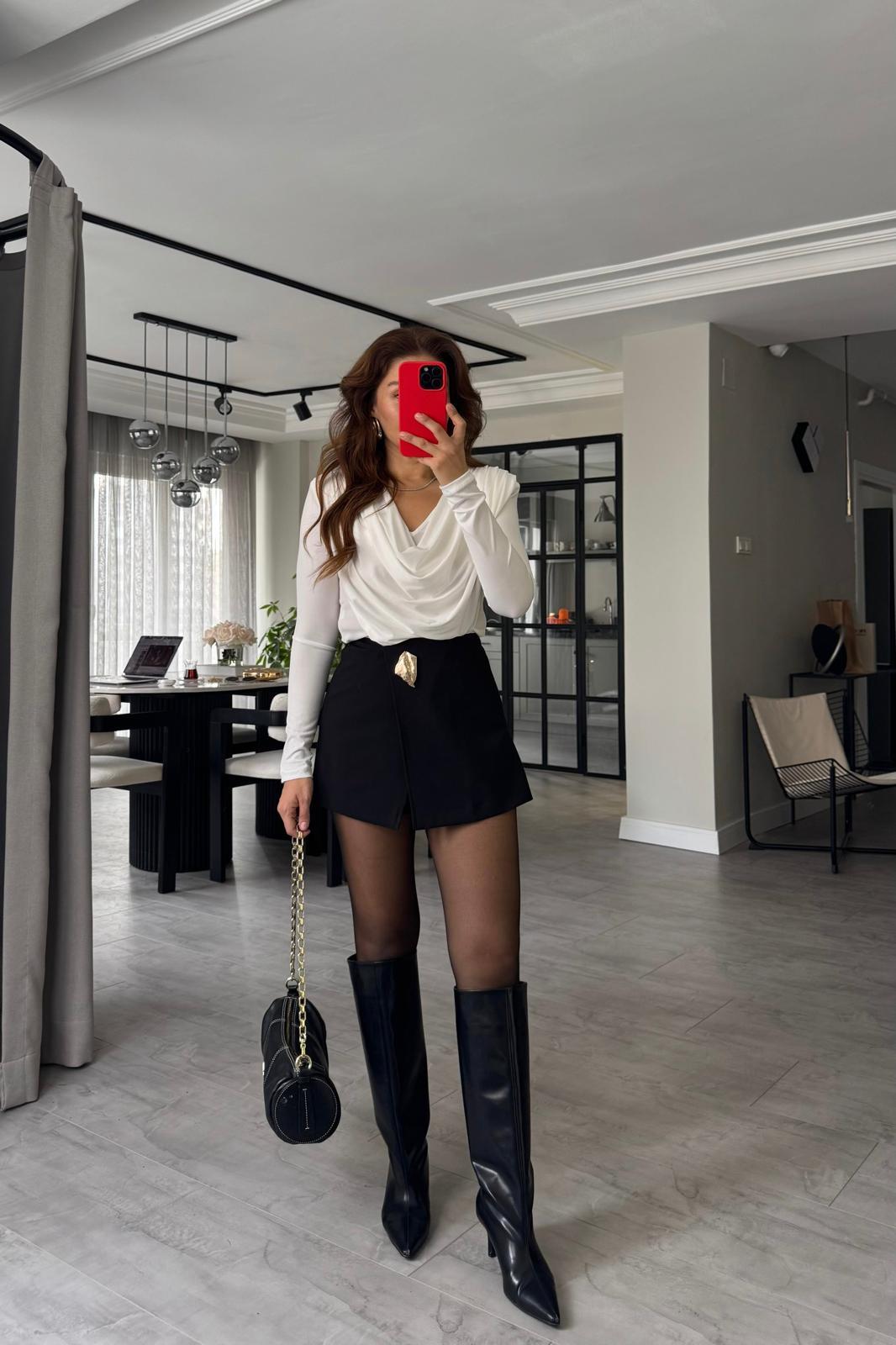 GOLD TOKALI ŞORT ETEK/7229