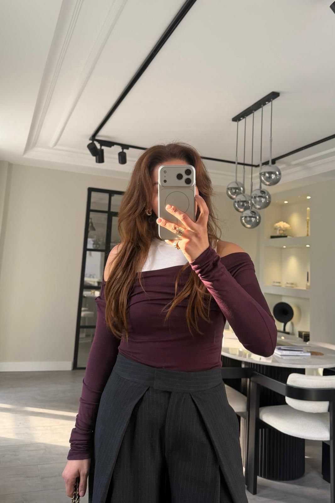 ATLETLİ MADONNA YAKA TRANSPARAN BODY/0780