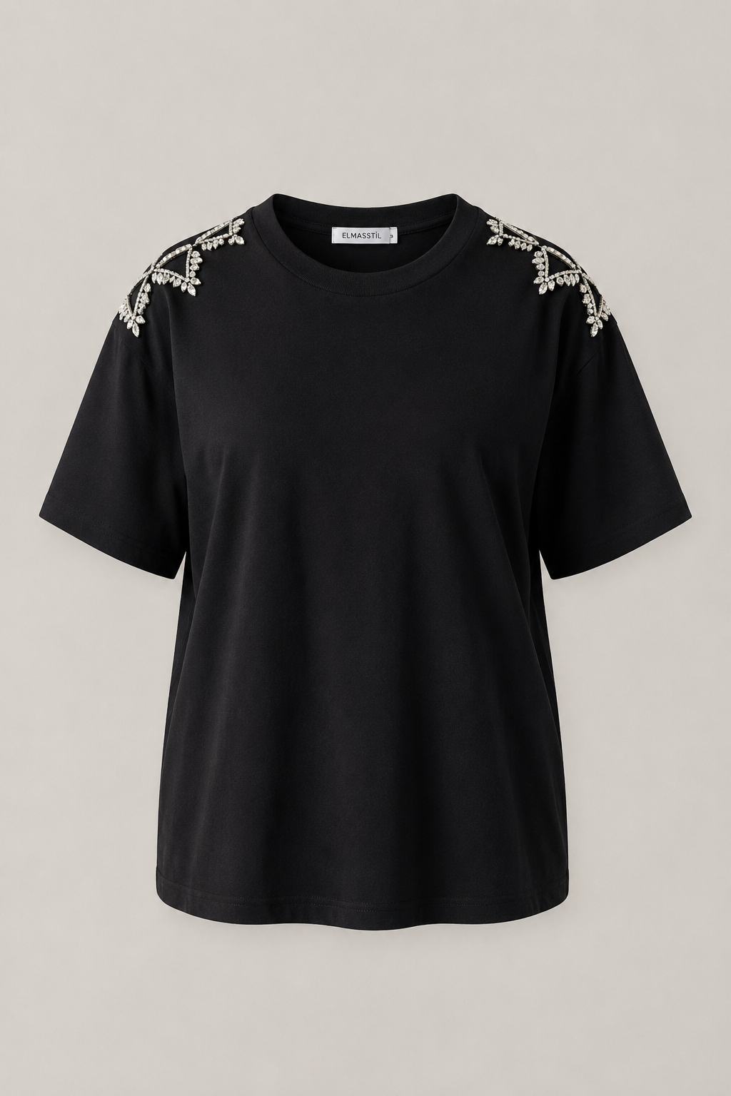 OMUZ TAŞLI T-SHIRT