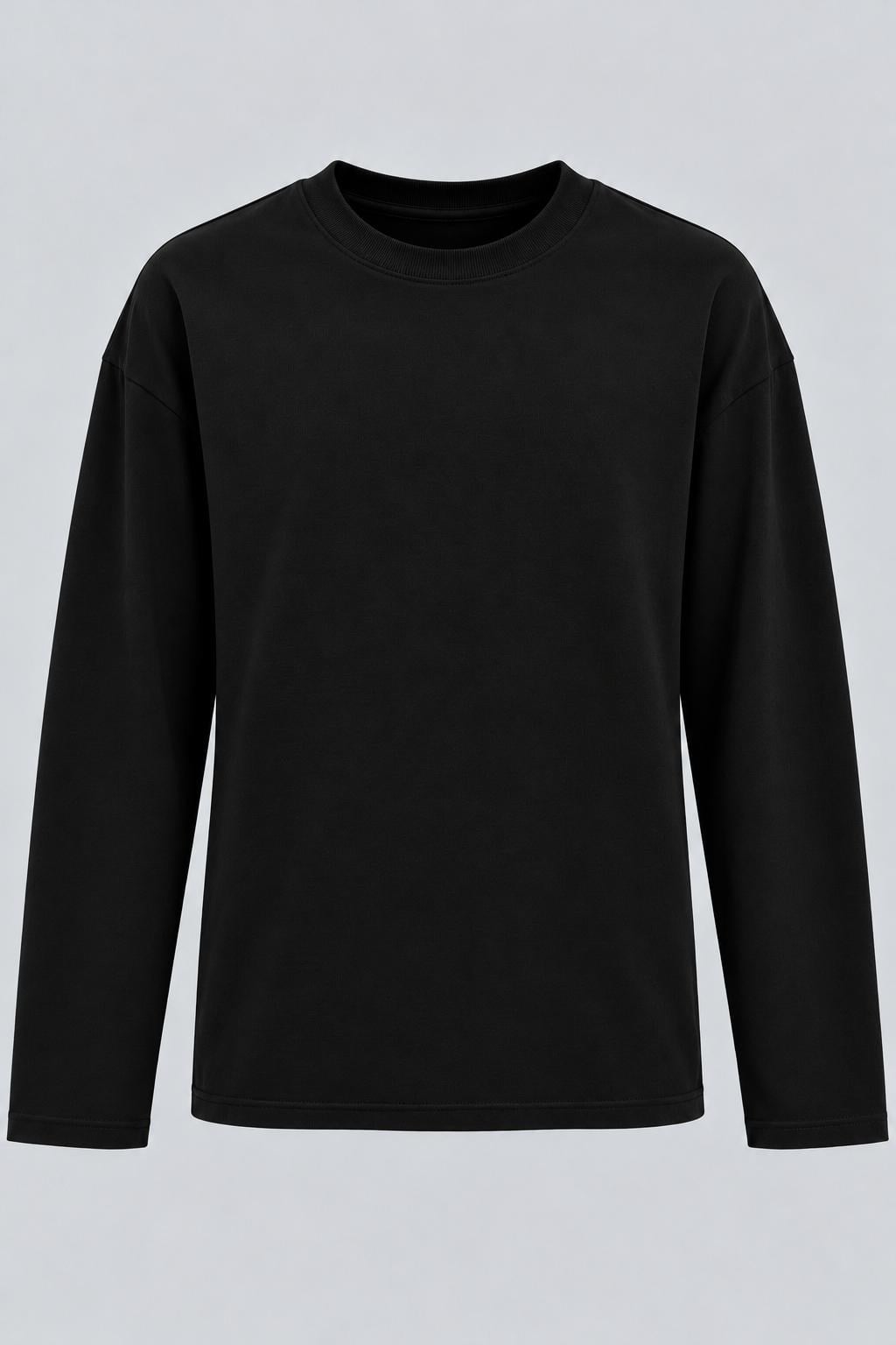 COTON UZUN KOL BASİC SWEATSHİRT/4886