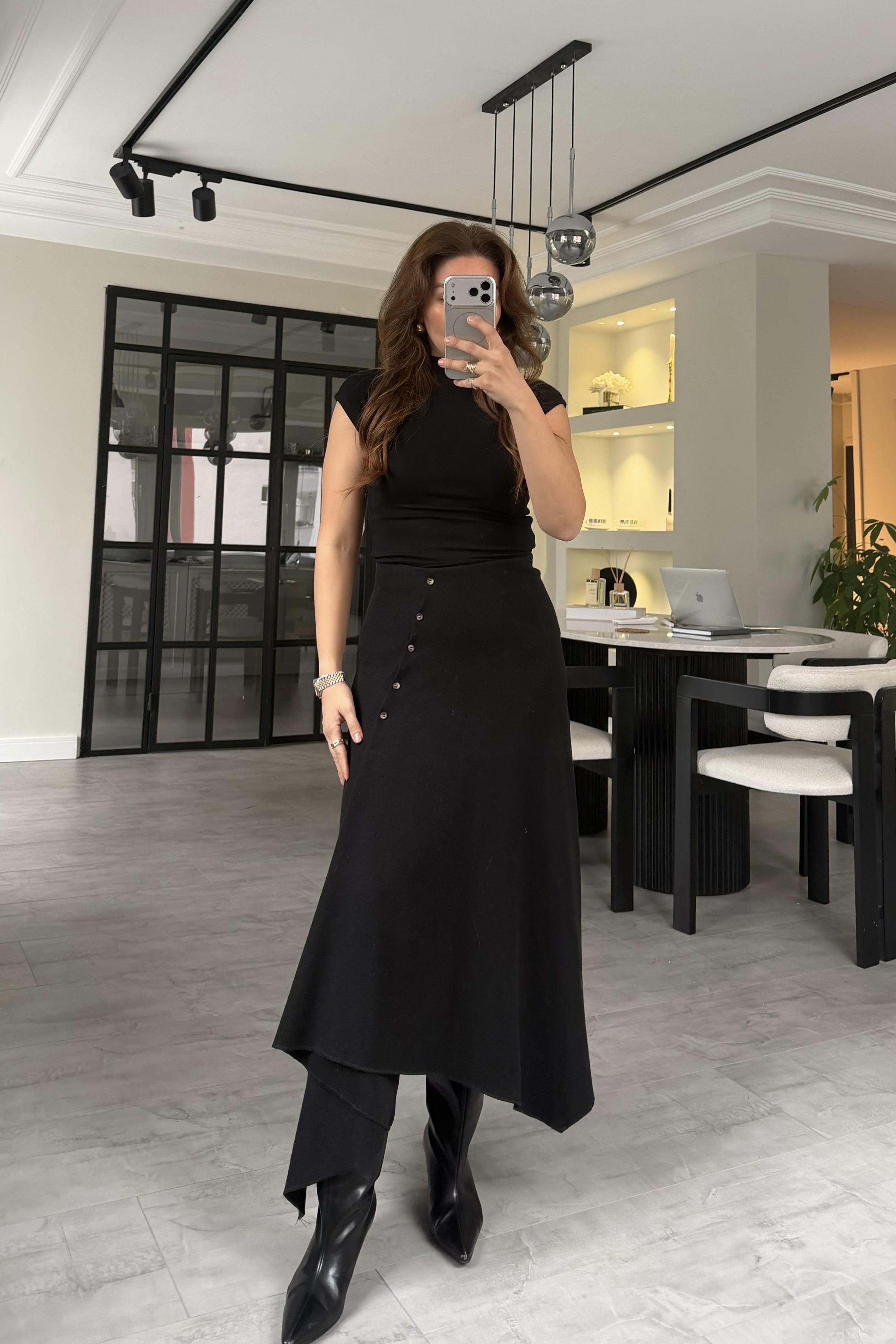 VEREV KESİM TRİKO ETEK/K171