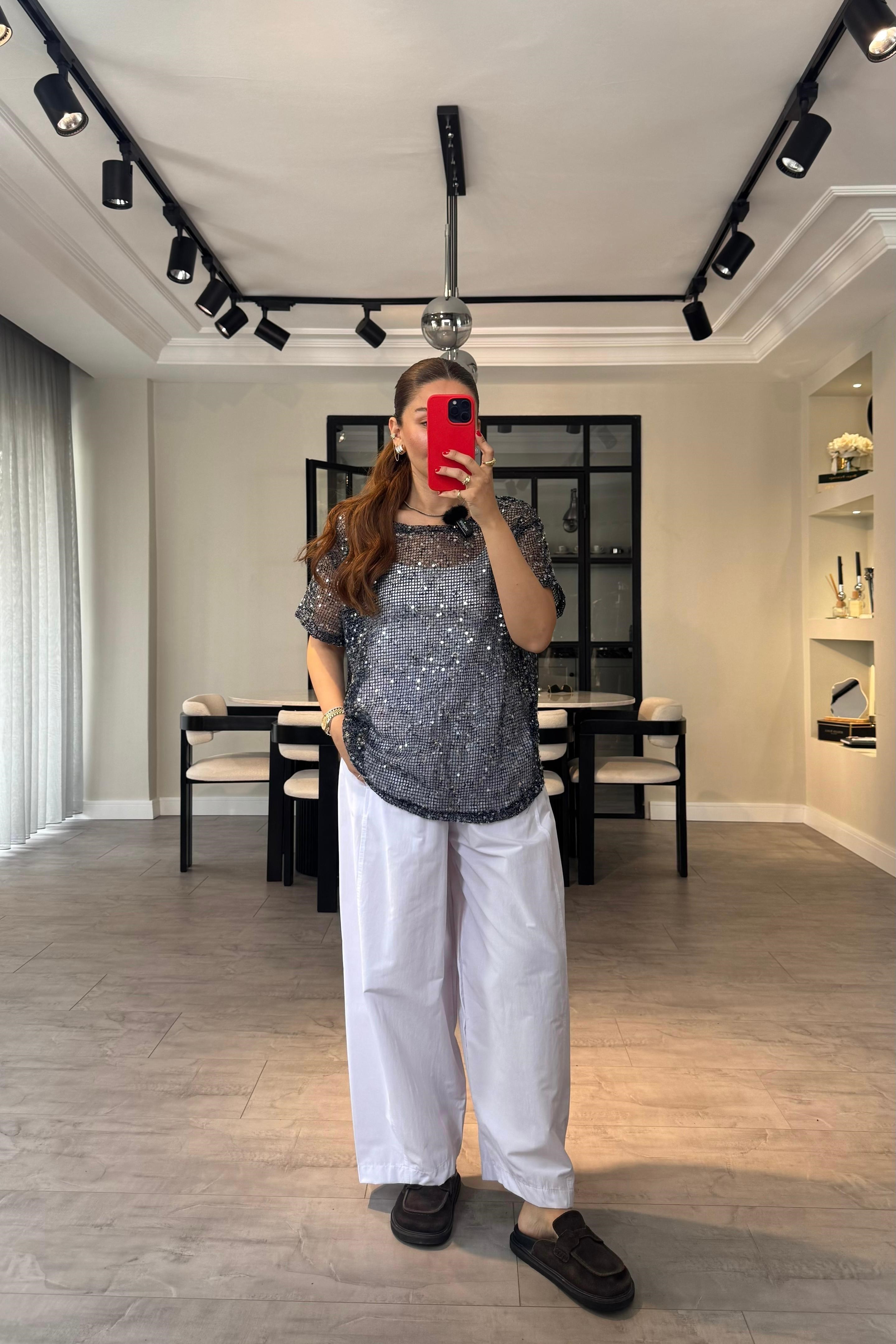 BELİ LASTİKLİ BARREL PANTOLON