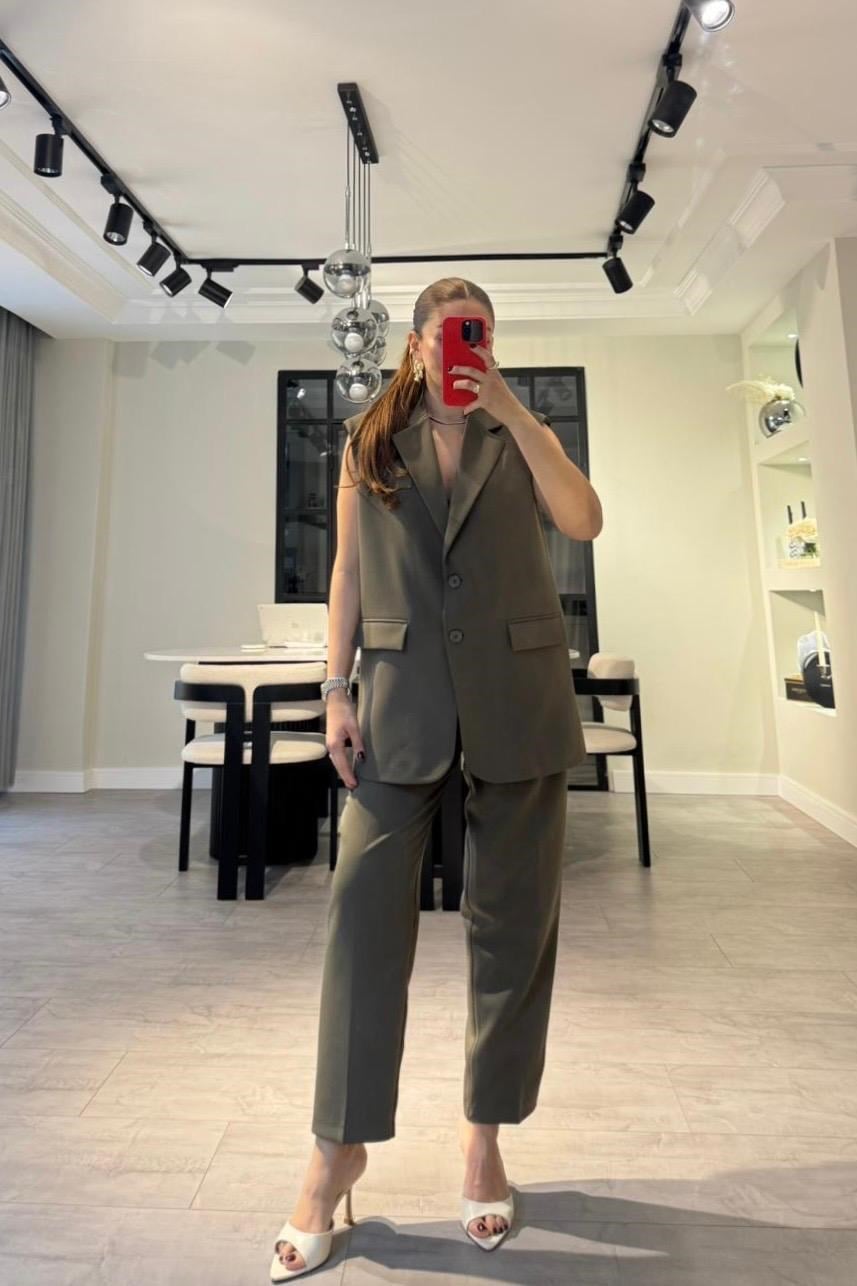 YELEKLİ KUMAŞ TAKIM