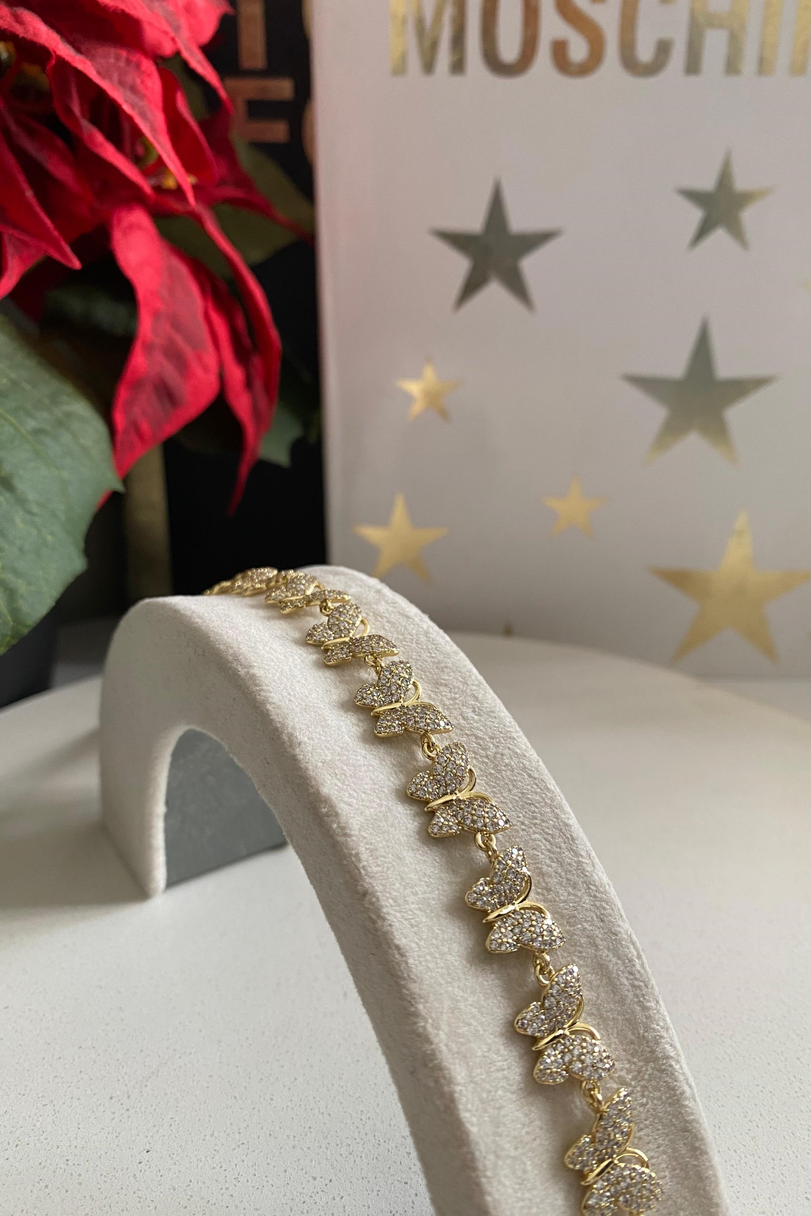 KELEBEK TAŞLI BİLEZİK