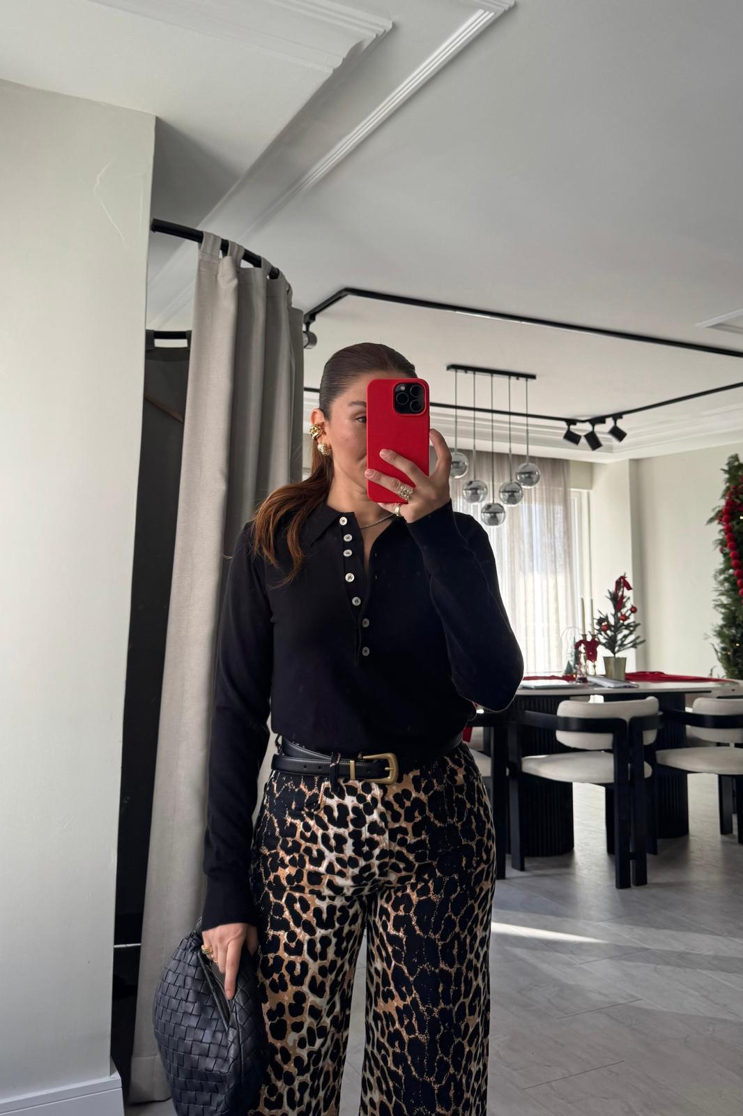 POLO YAKA DÜĞMELİ KAZAK/5065