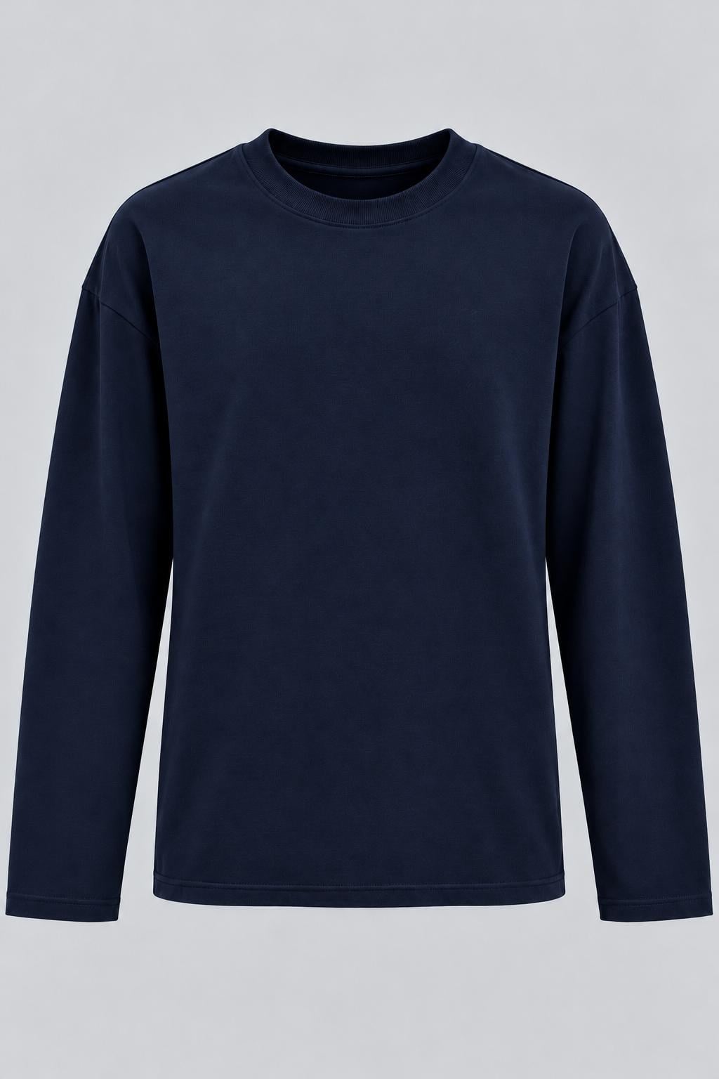 COTON UZUN KOL BASİC SWEATSHİRT/4886