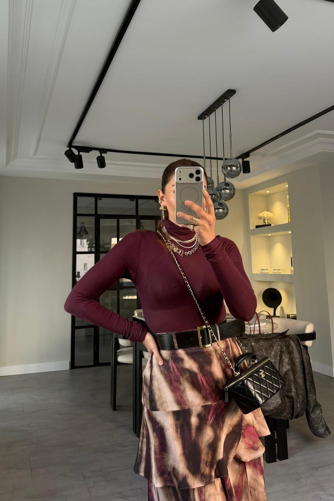 BOĞAZLI YARI TRANSPARAN BODY/10590