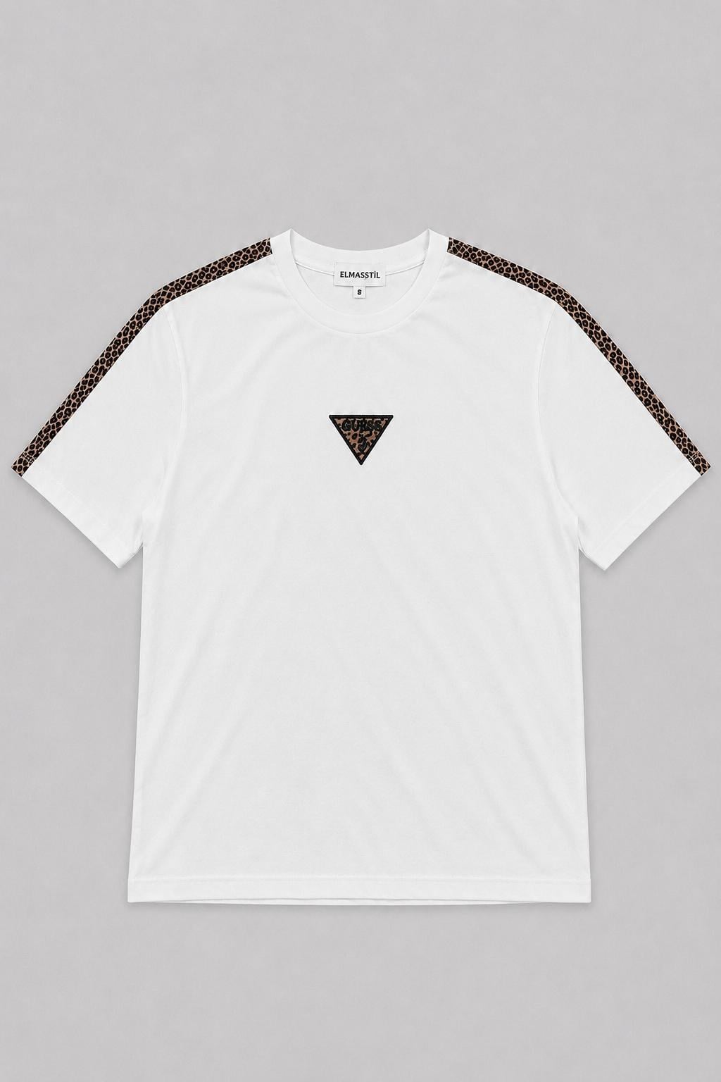 GESS LEOPAR DETAYLI T-SHİRT/7463