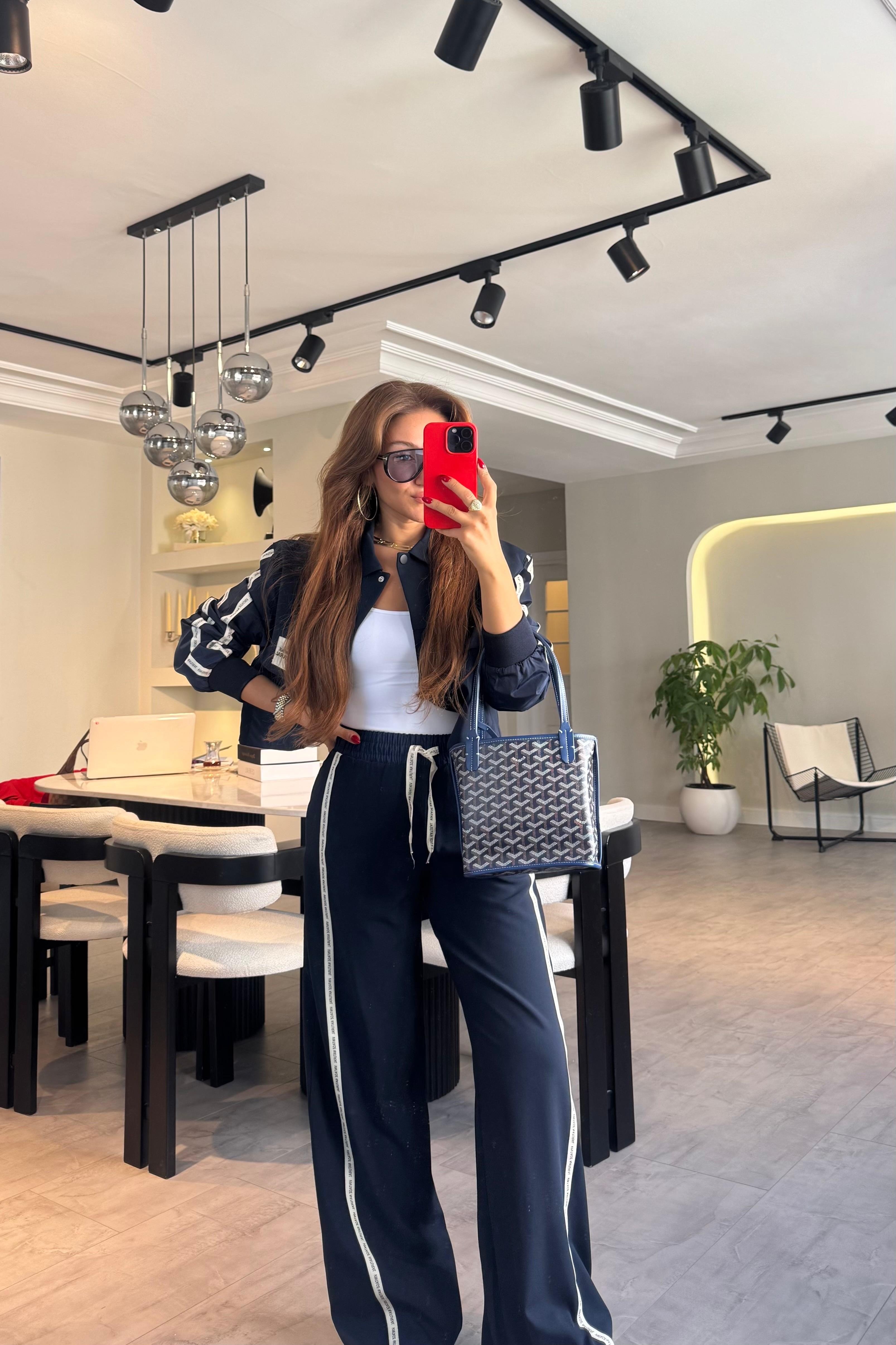VINTAGE ETİKET ŞERİTLLİ PALAZZO PANTOLON/260728