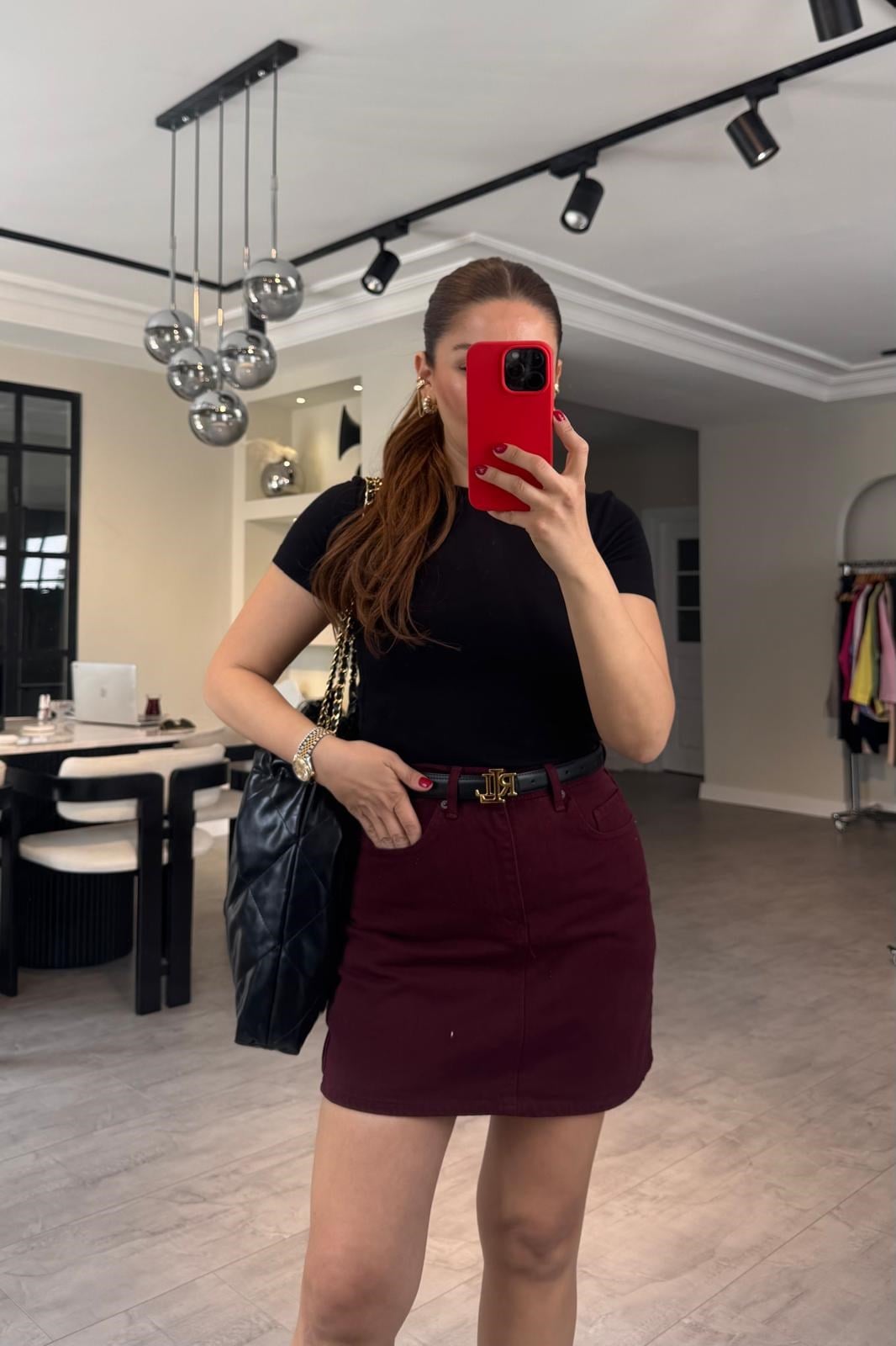 ROSE MİNİ JEAN ETEK/24147