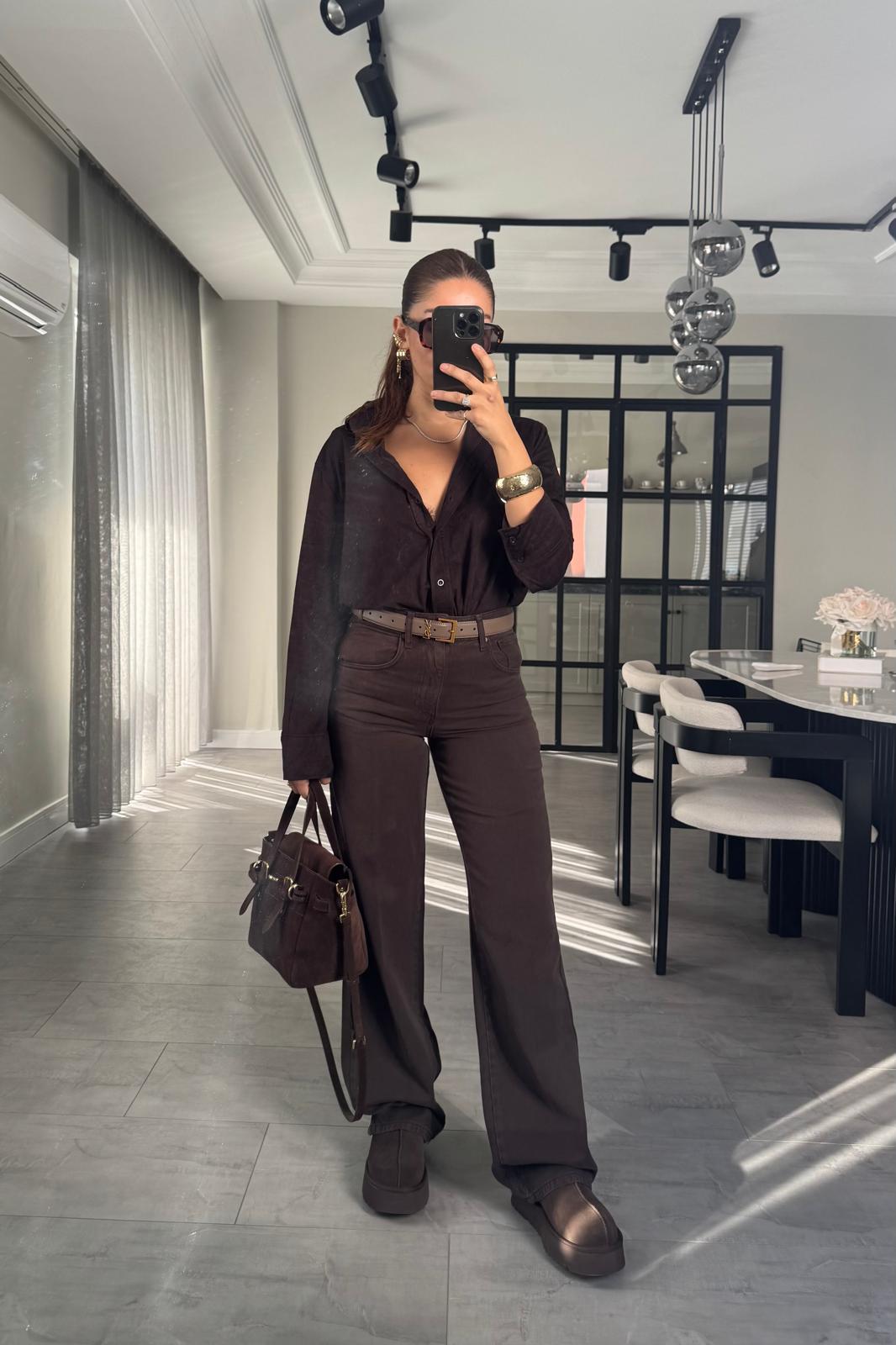 STRAIGHT MNG PALAZZO PANTOLON