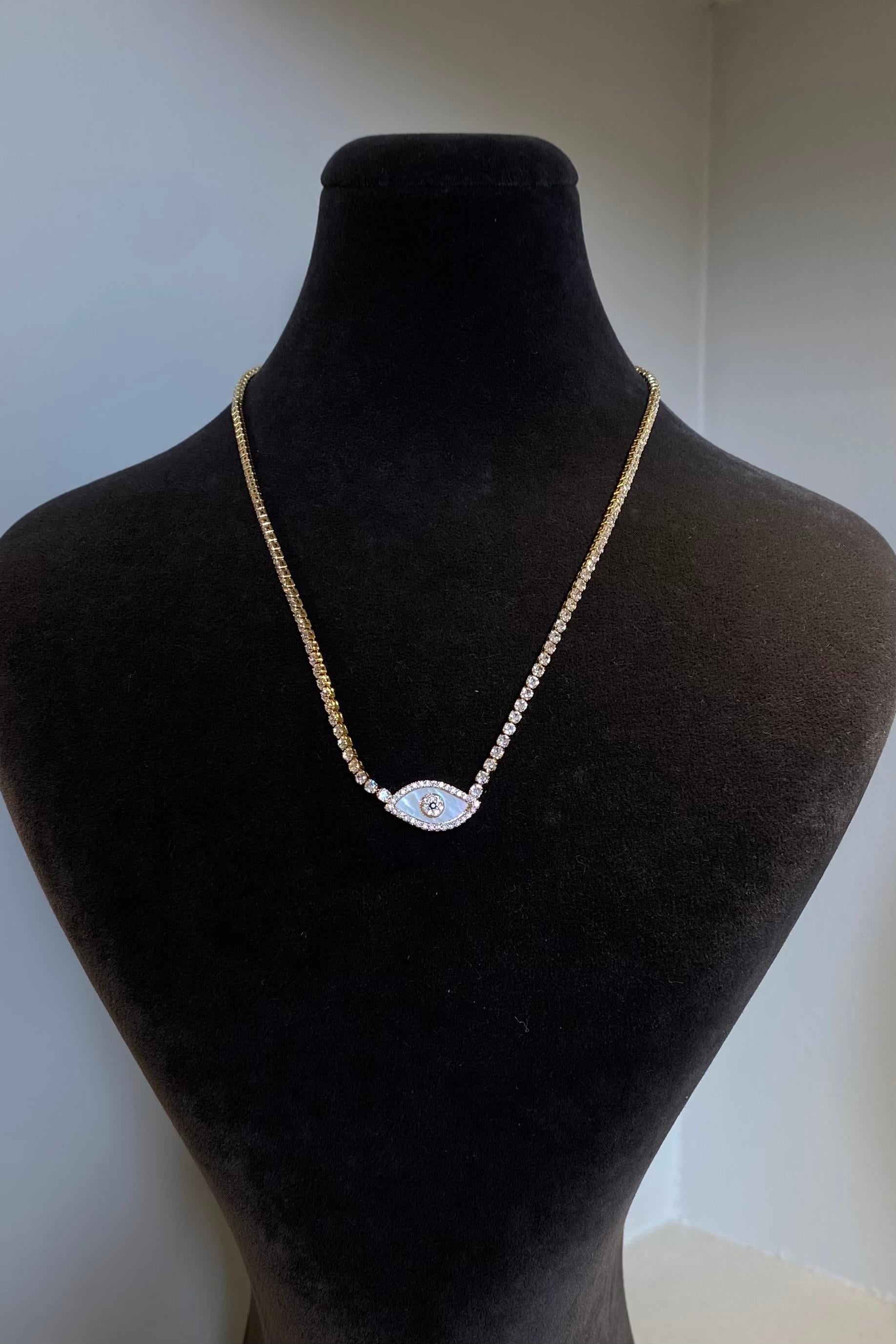 GÖZ UÇLU SU YOLU KOLYE