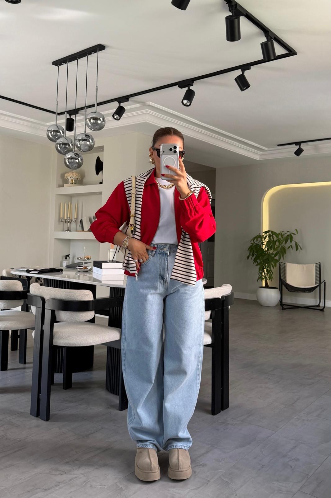 YÜKSEK BEL BALON JEAN/P0354