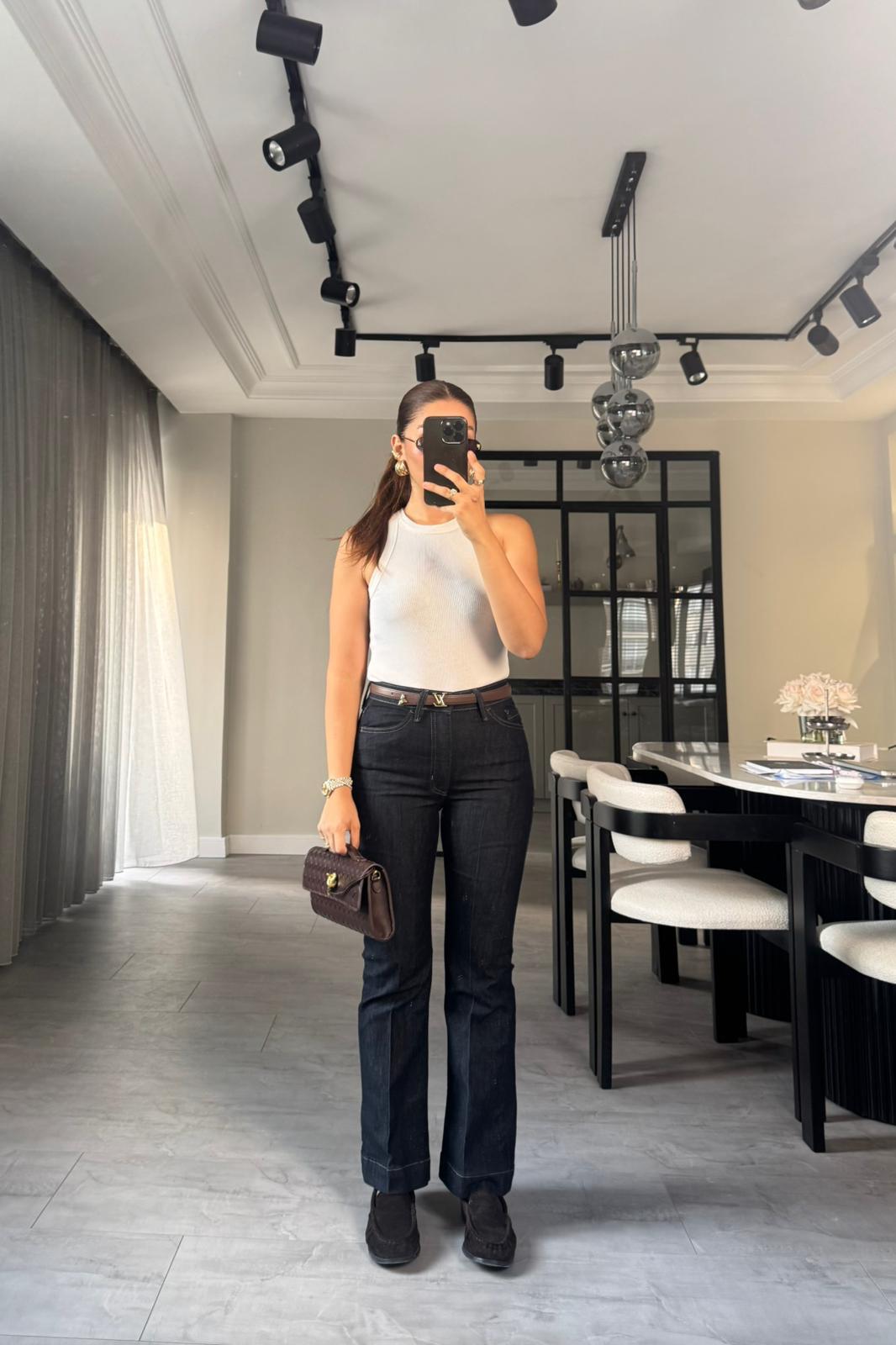 ÇİMALI BİLEKTE İSPANYOL PANTOLON